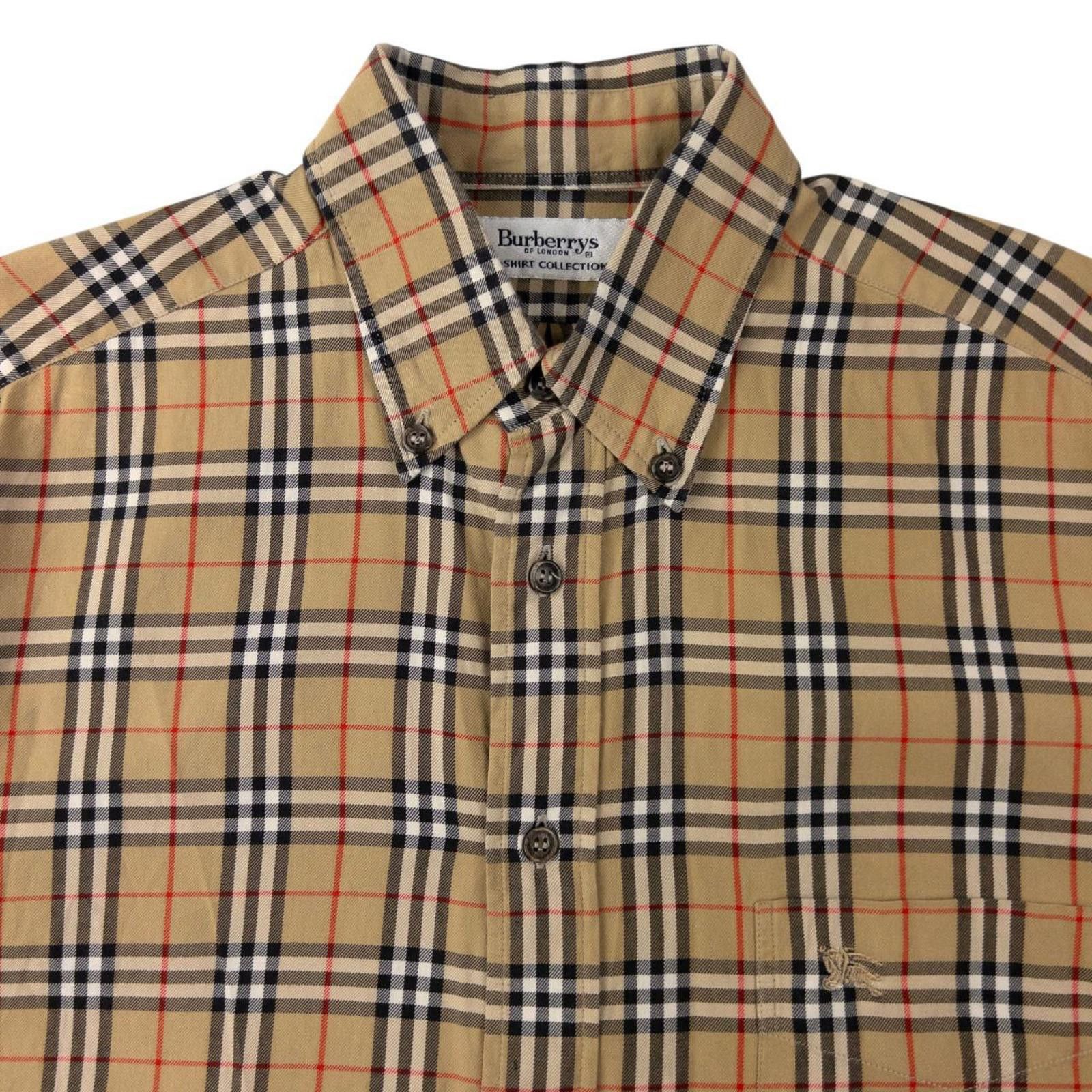 Burberry Vintage Burberry Nova Check Sleeve Button Up Shirt Size S Size US S / EU 44-46 / 1 - 3 Thumbnail
