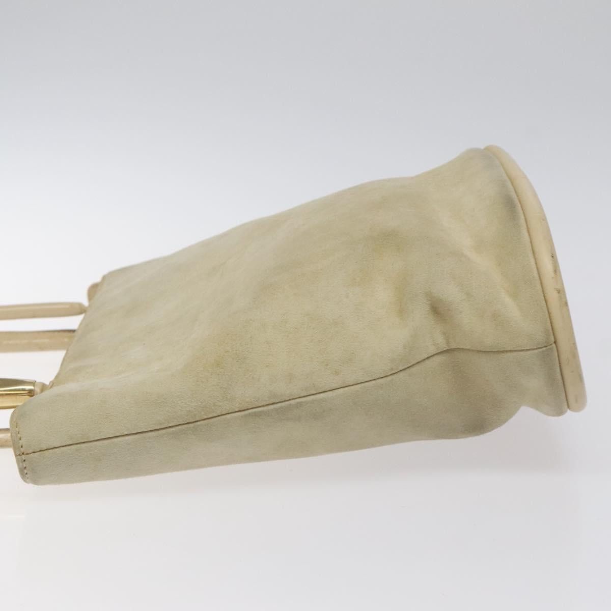 Gucci GUCCI Shoulder Bag Suede Beige Gold Size ONE SIZE - 5 Thumbnail