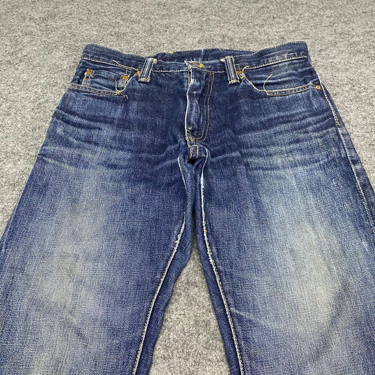 If Six Was Nine 💥Flare💥Vintage Skulls Jeans by an Alchemist Denim Size US 30 / EU 46 - 9 Thumbnail