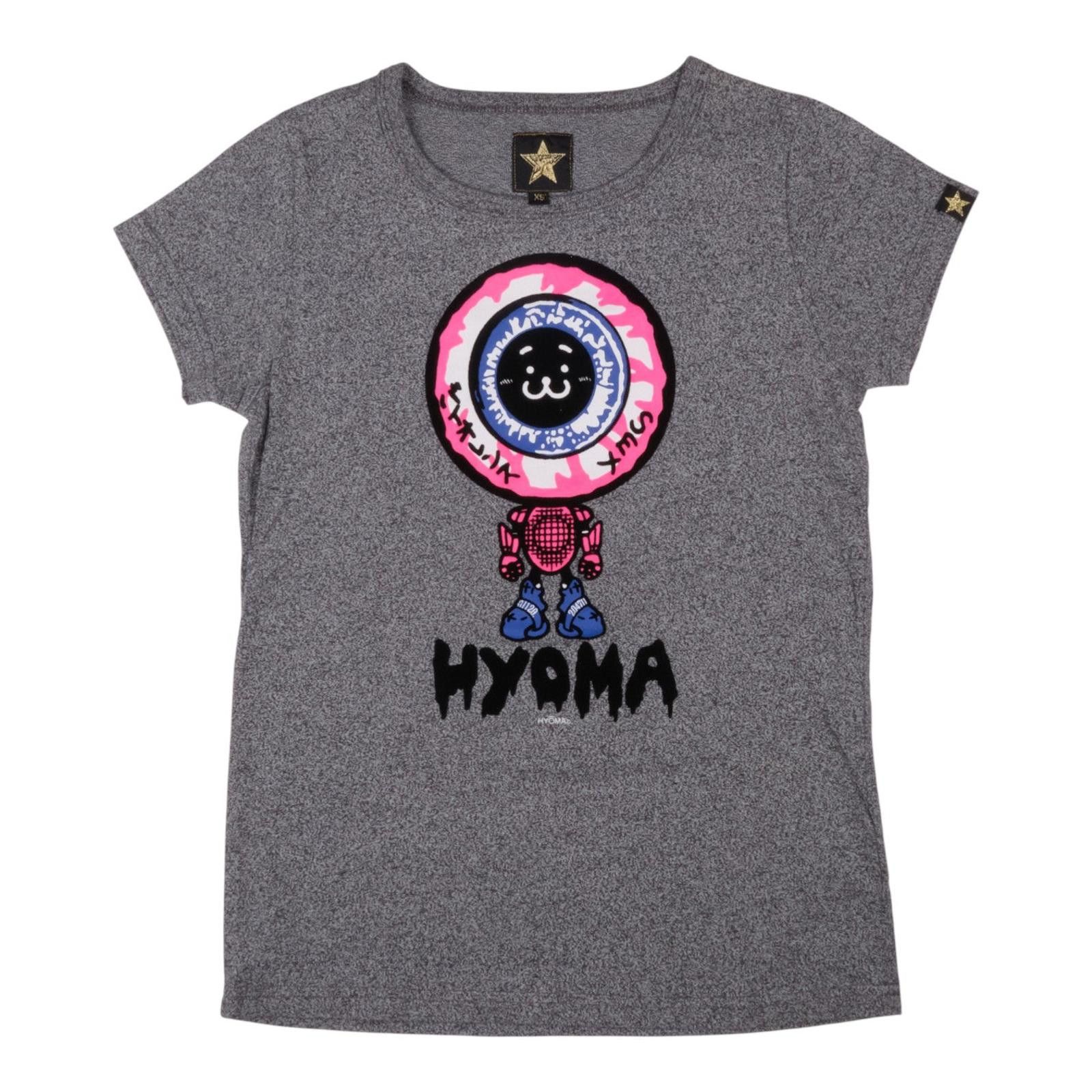20471120 20471120 Hyoma "Keep Hyoma Eye On You" Grey Speckled Tee Size XS / US 0-2 / IT 36-38 - 1 Thumbnail