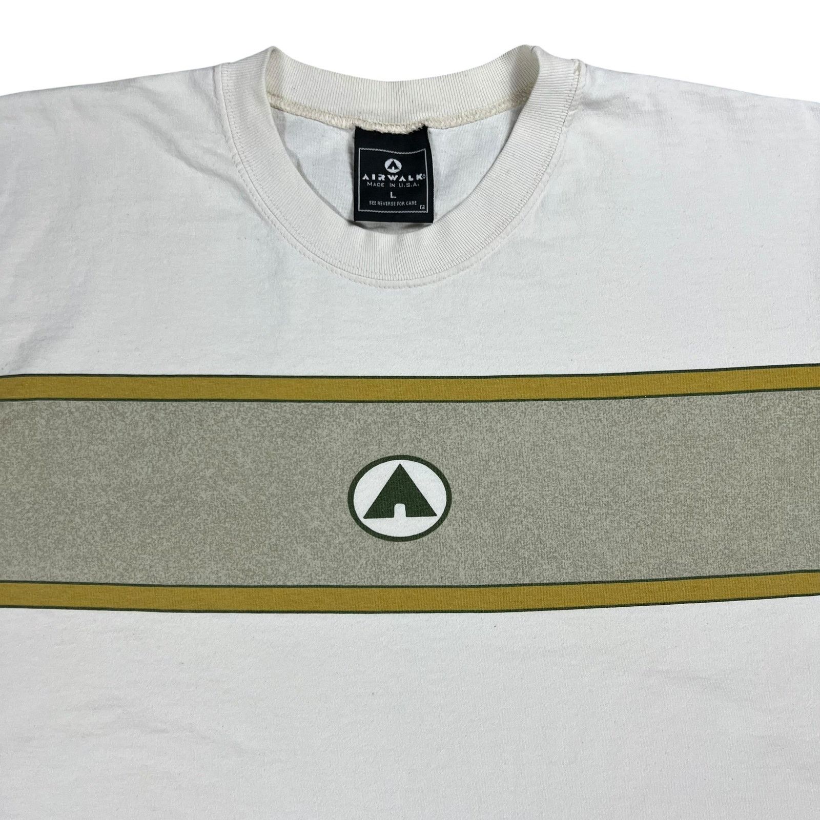Airwalk × Vintage 1990s Airwalk skateboarding shoes promo wrap around tee Size US L / EU 52-54 / 3 - 2 Thumbnail