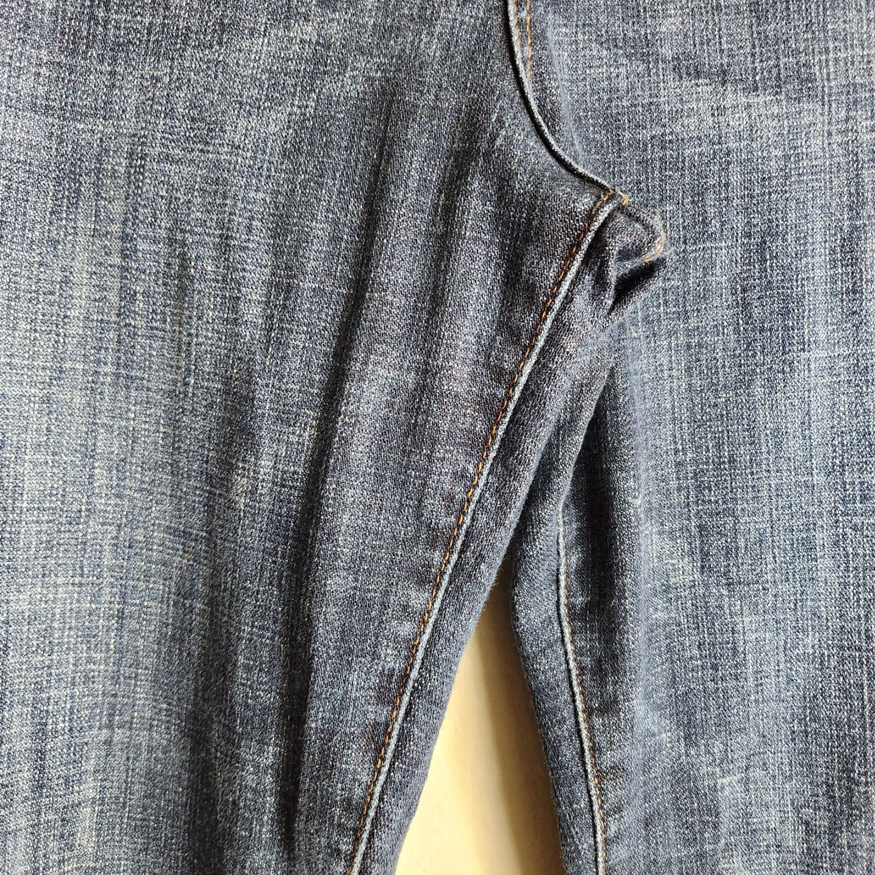 Vintage KUT from the Kloth Catherine Jeans Women Ankle Straight Leg Dark Wash 14 Blue Mid Rise Inseam 26 5-Pocket Design Size 36" / US 14 / IT 50 - 3 Thumbnail