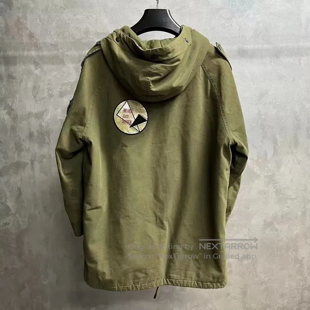 Saint Laurent Paris Saint Laurent Military Green Diamond Patch Parka. Size S / US 4 / IT 40 - 2 Thumbnail