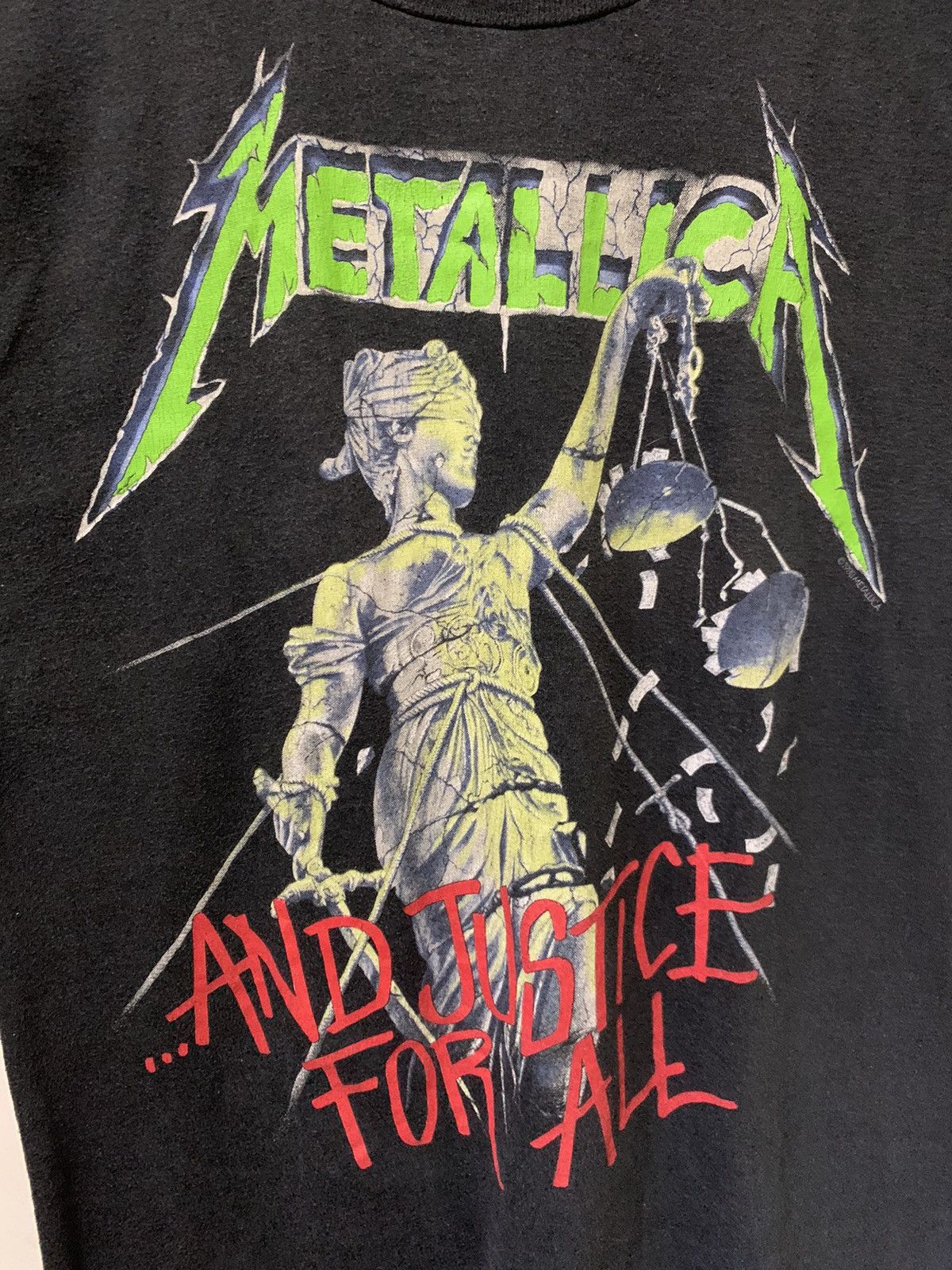 Metallica Vintage 80s Metallica And Justice For All Size US L / EU 52-54 / 3 - 2 Thumbnail