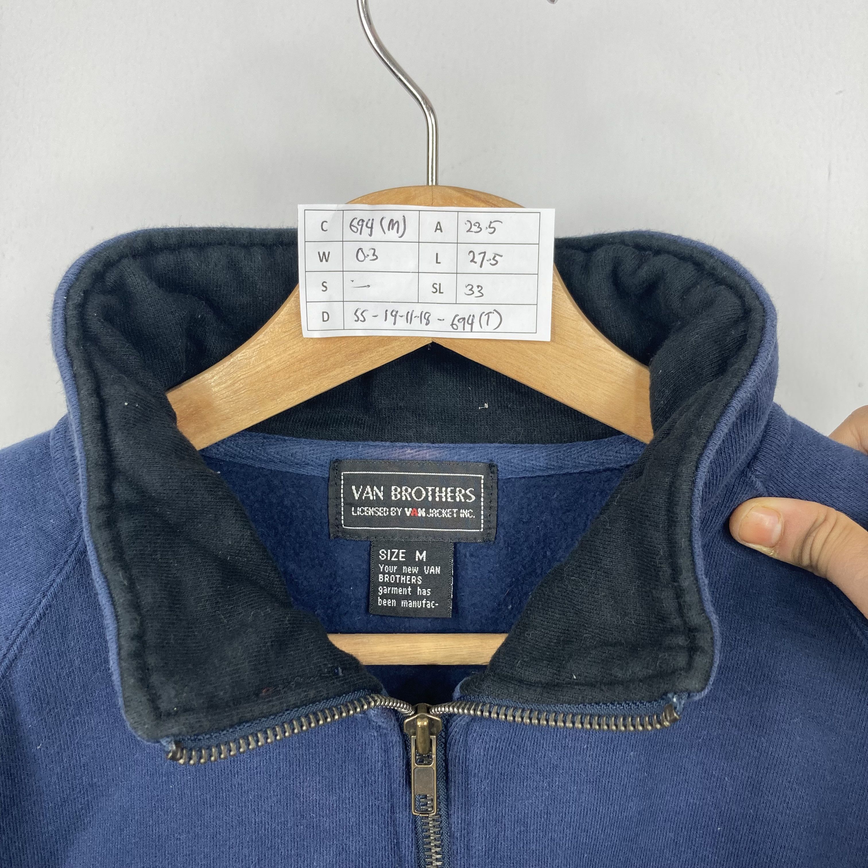 Japanese Brand Vintage VAN BROTHERS Japanese Brand Sweatshirt Size US M / EU 48-50 / 2 - 5 Thumbnail