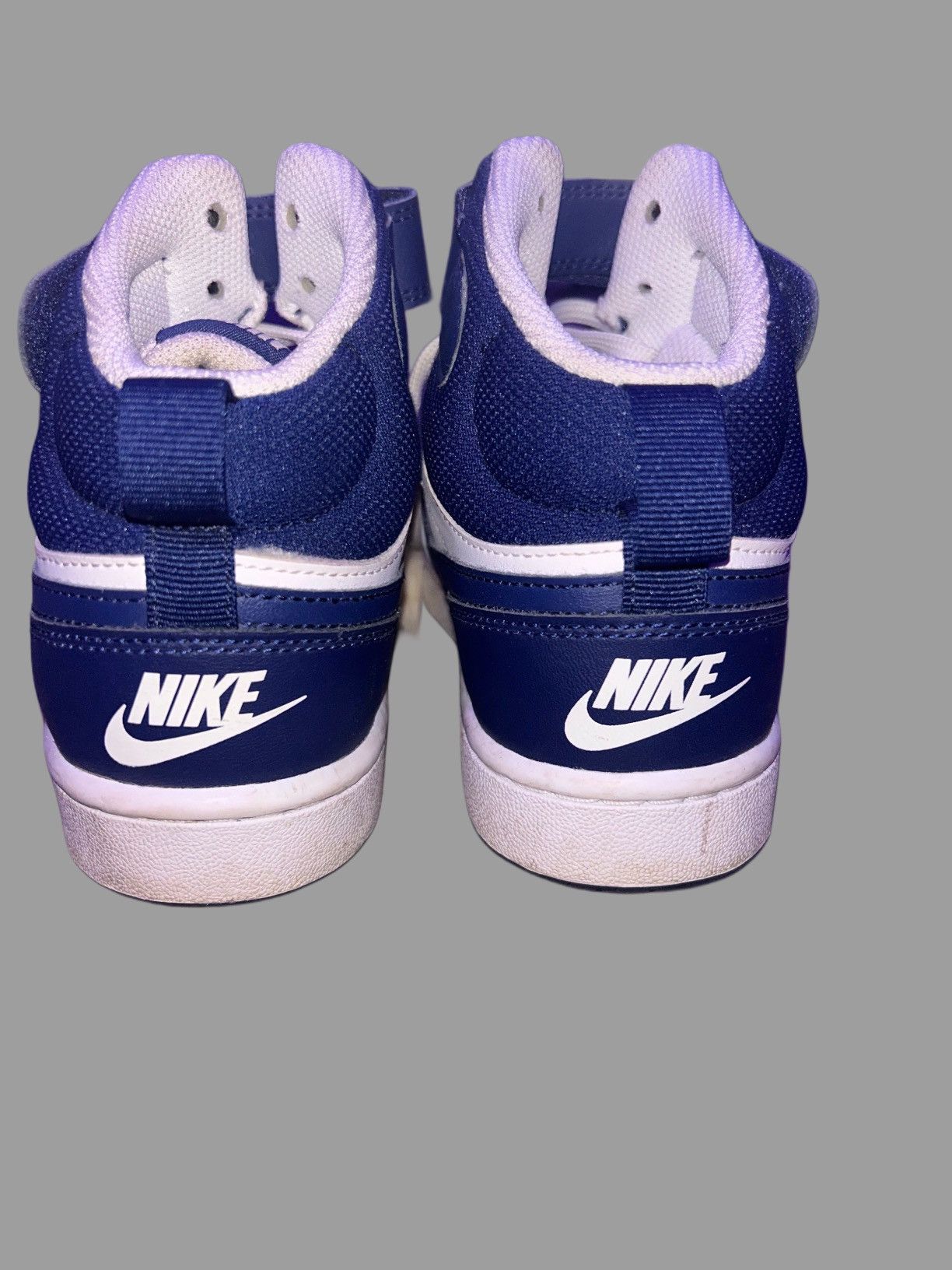 Nike Nike Court Borough 2 Mid White Signal Blue Size US 5 / EU 37 - 4 Thumbnail