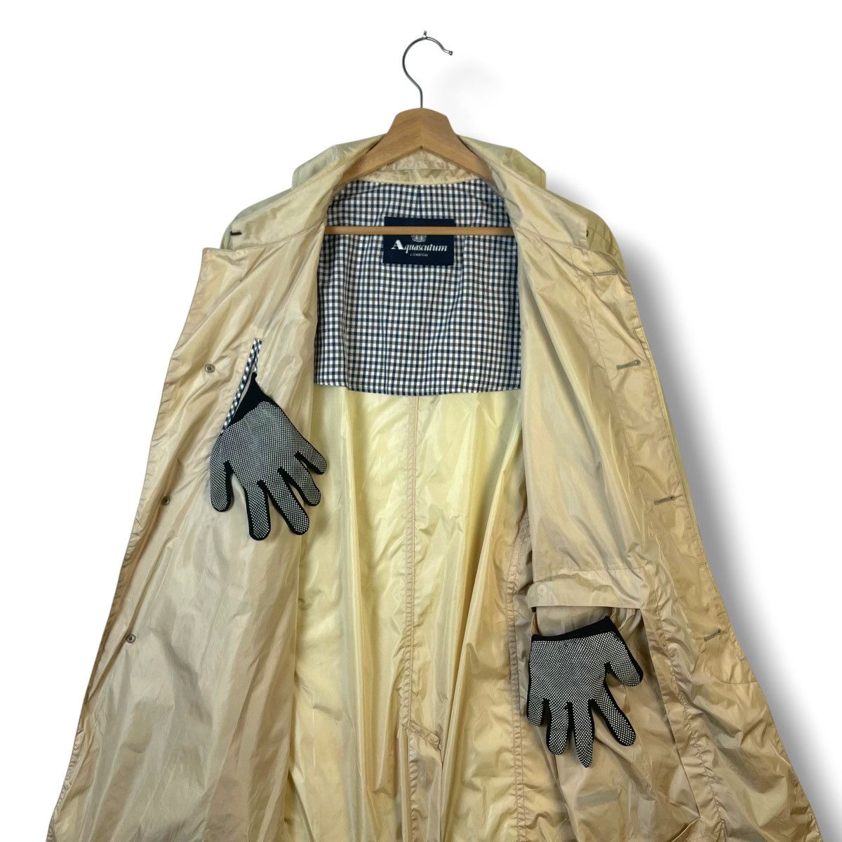 Aquascutum AQUASCUTUM LONDON NYLON BLEND LONG COAT JACKET Size US L / EU 52-54 / 3 - 13 Thumbnail