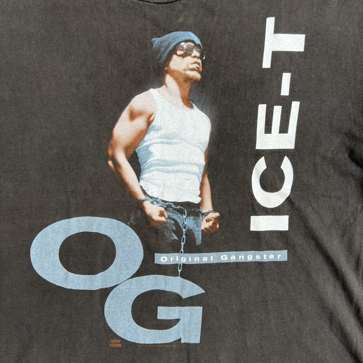 Band Tees × Rap Tees × Vintage 90s Ice-T O.G. original gangster 1991 t-shirt Size US XL / EU 56 / 4 - 3 Thumbnail