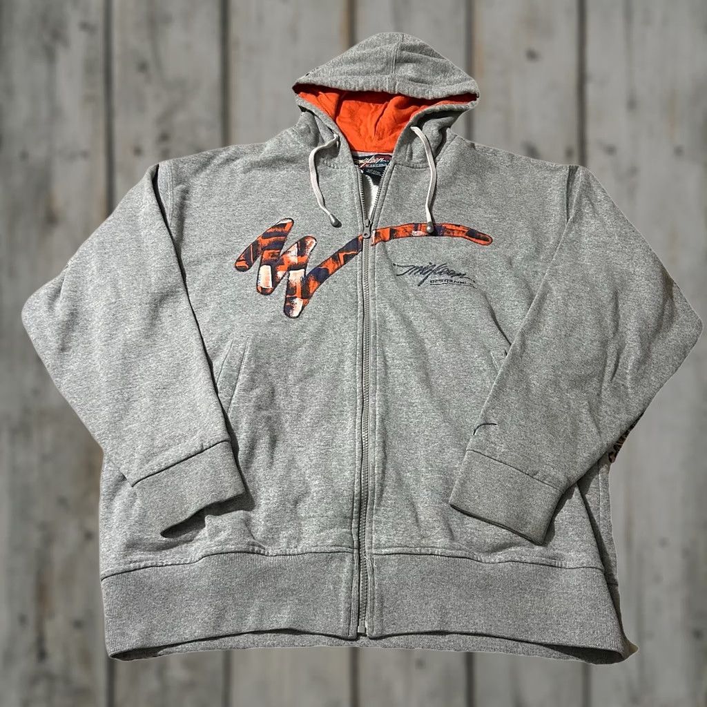 Japanese Brand × Vintage We Are Righteous Grey Zip Up Hoodie Size