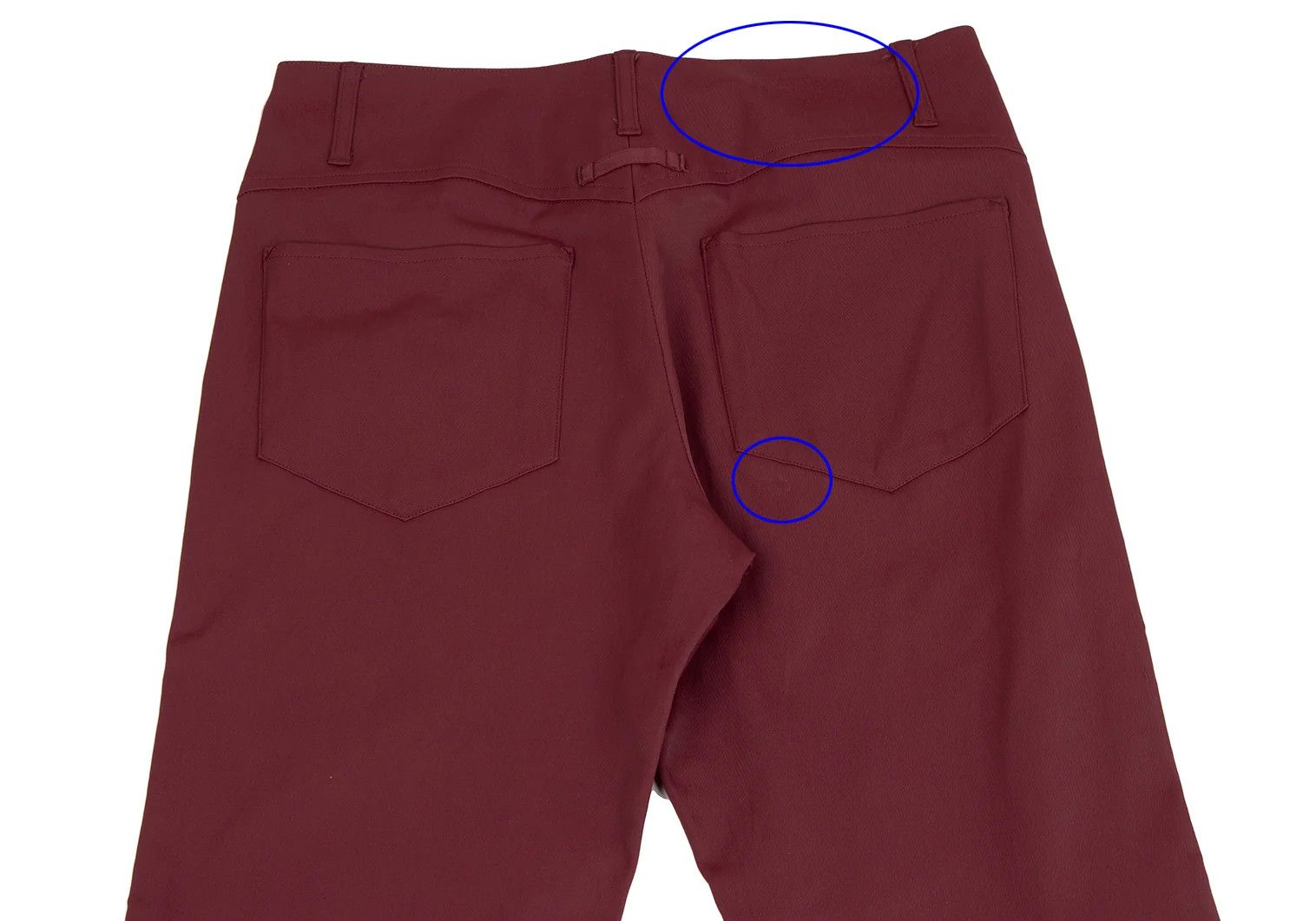 Jean Paul Gaultier Stretch Nylon Cotton Pants in Wine Size 48 Size US 32 / EU 48 - 11 Thumbnail