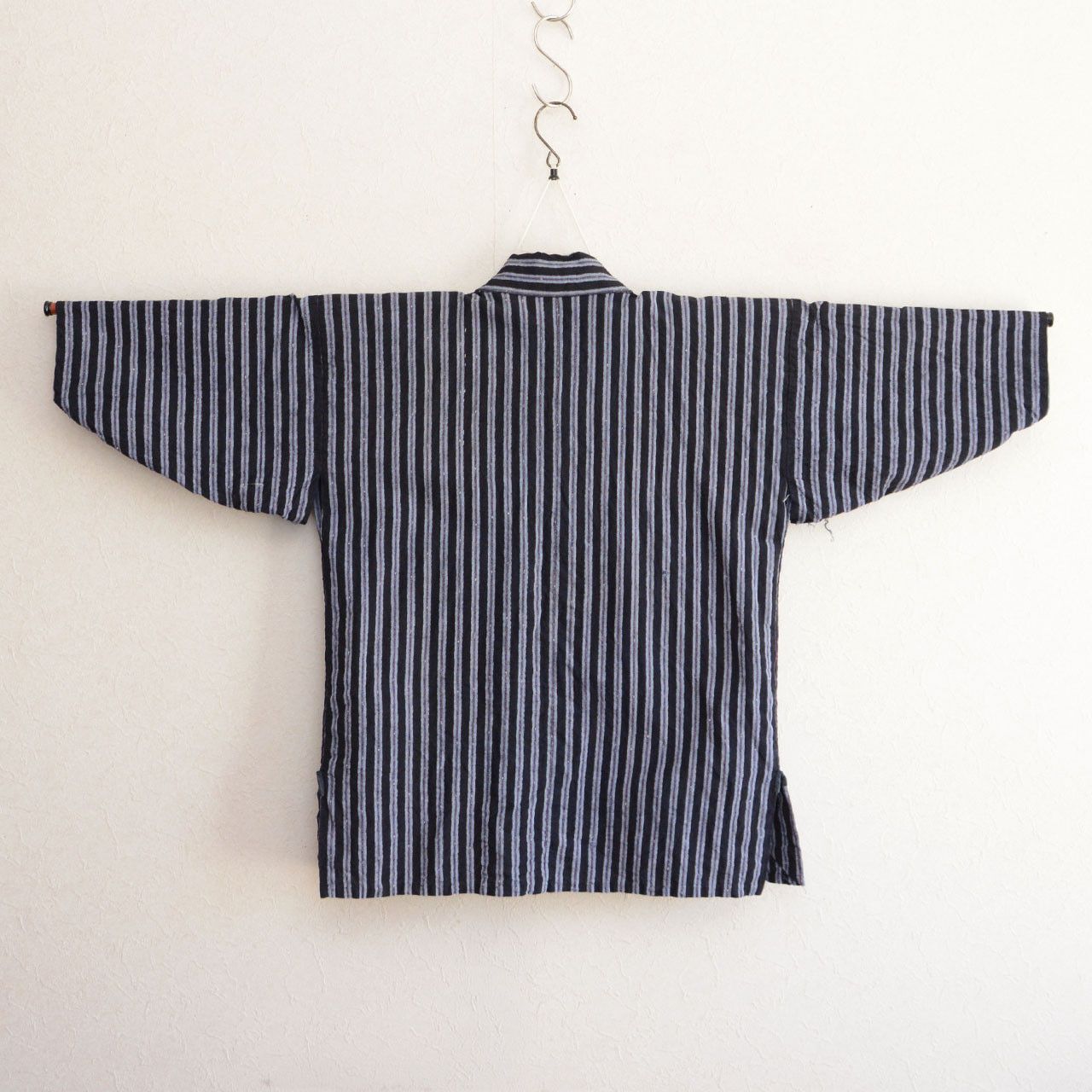 Other Vintage Japanese Noragi Jacket Indigo Striped Cotton Size M / US 6-8 / IT 42-44 - 3 Thumbnail