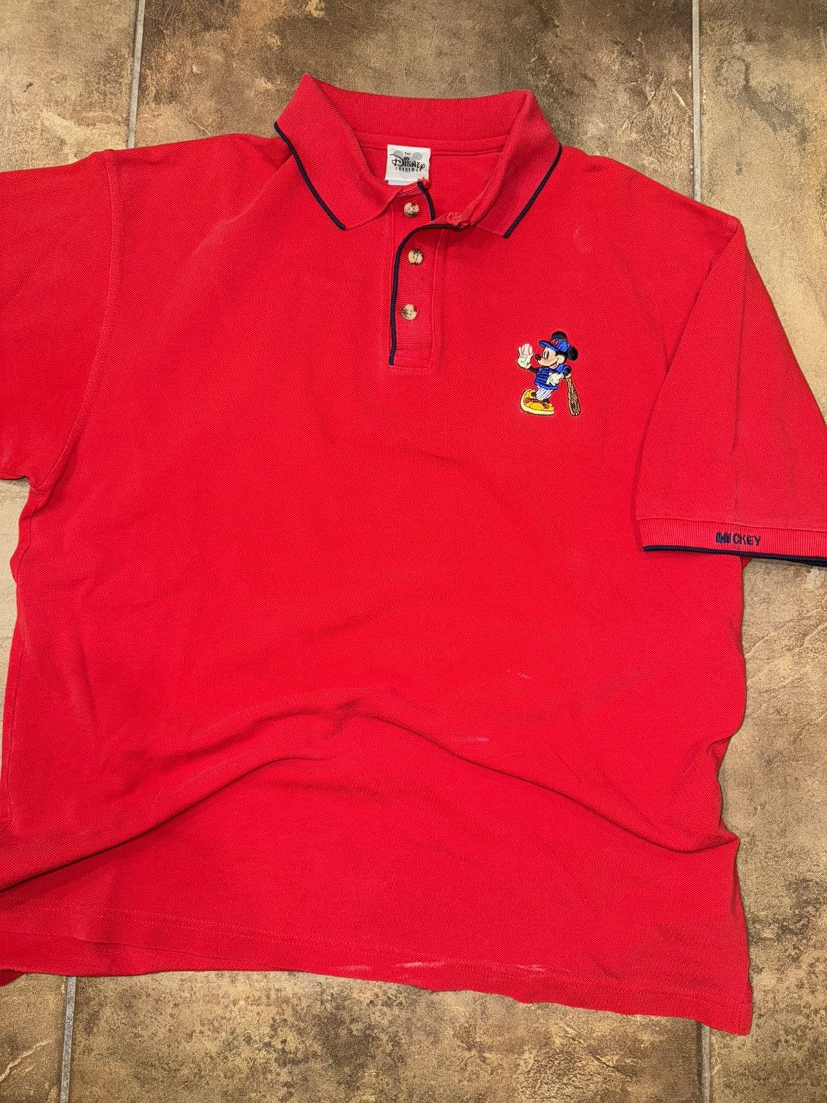 Disney Disney Mickey Mouse Baseball polo shirt Size US L / EU 52-54 / 3 - 1 Thumbnail