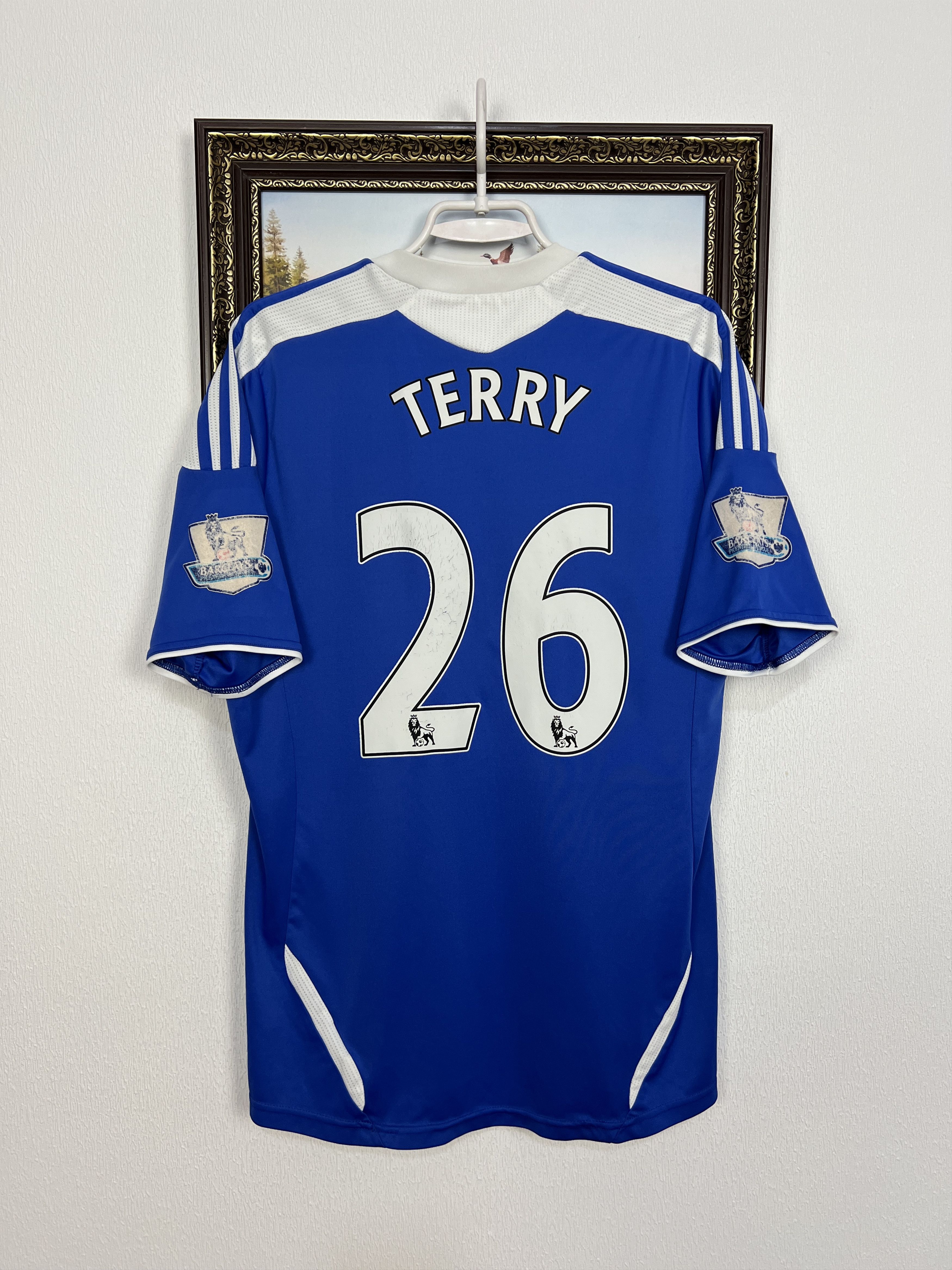 Adidas Chelsea Home football shirt 2011 Soccer #26 Terry Jersey Size US L / EU 52-54 / 3 - 1 Thumbnail
