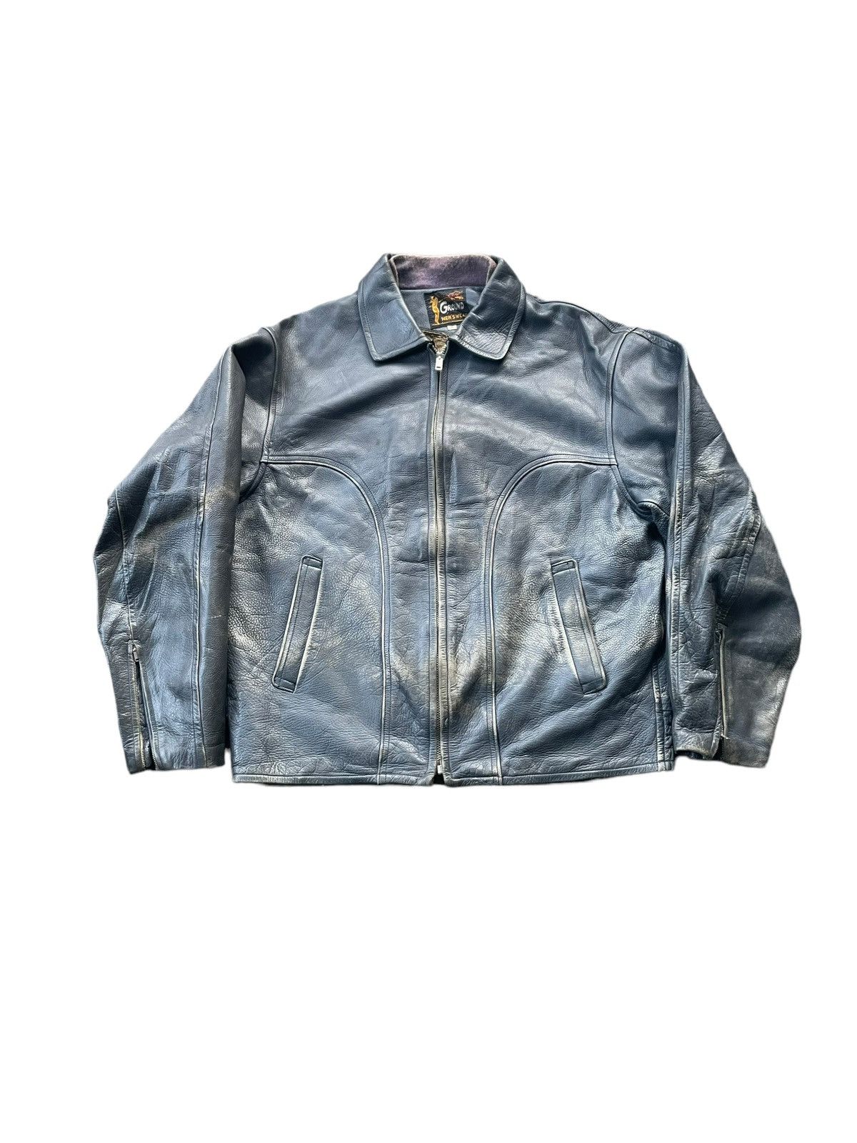 Vintage Vintage Saran Boa Leather Jacket Size US M / EU 48-50 / 2 - 1 Thumbnail