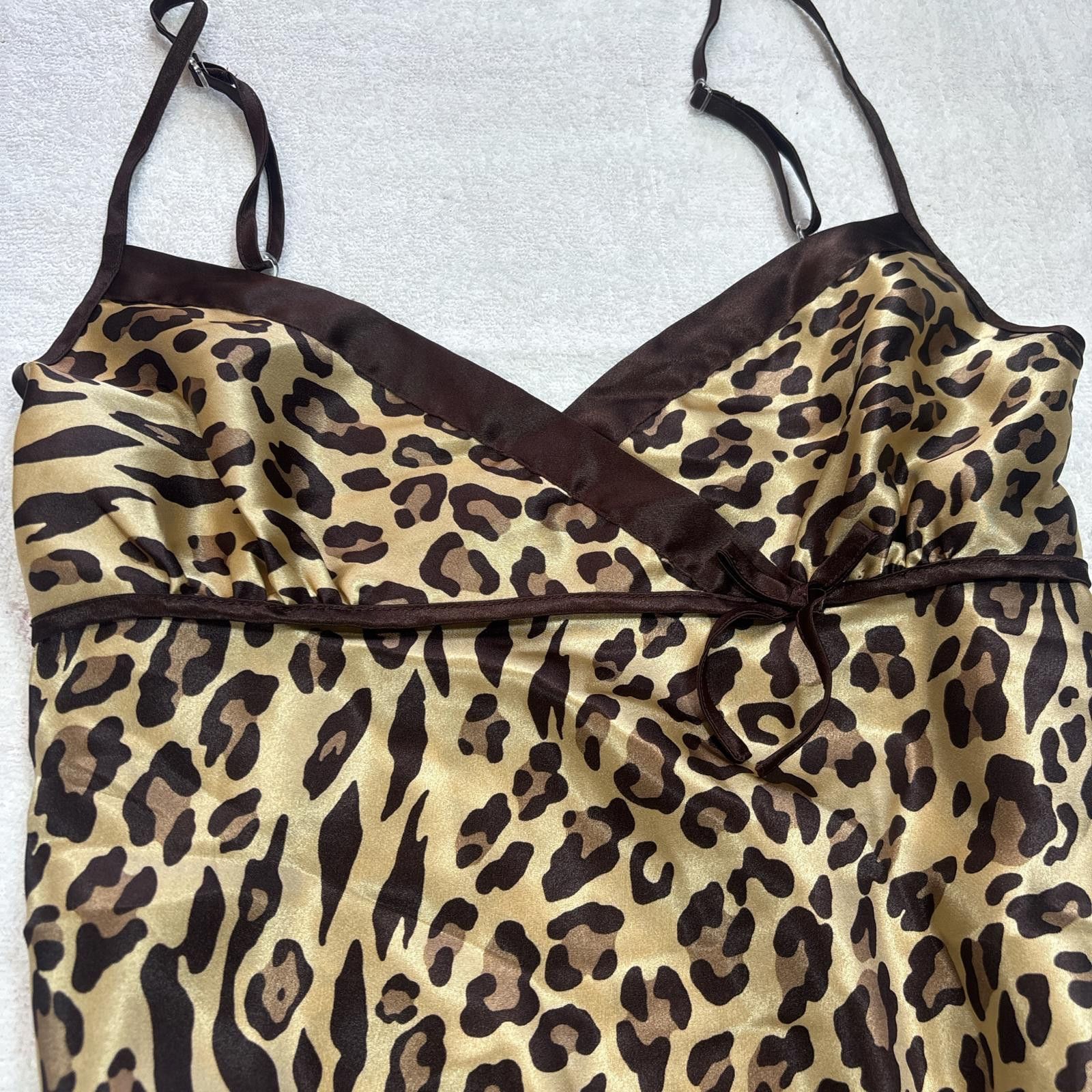 Other y2k cheetah print silky slip dress Size M / US 6-8 / IT 42-44 - 1 Thumbnail