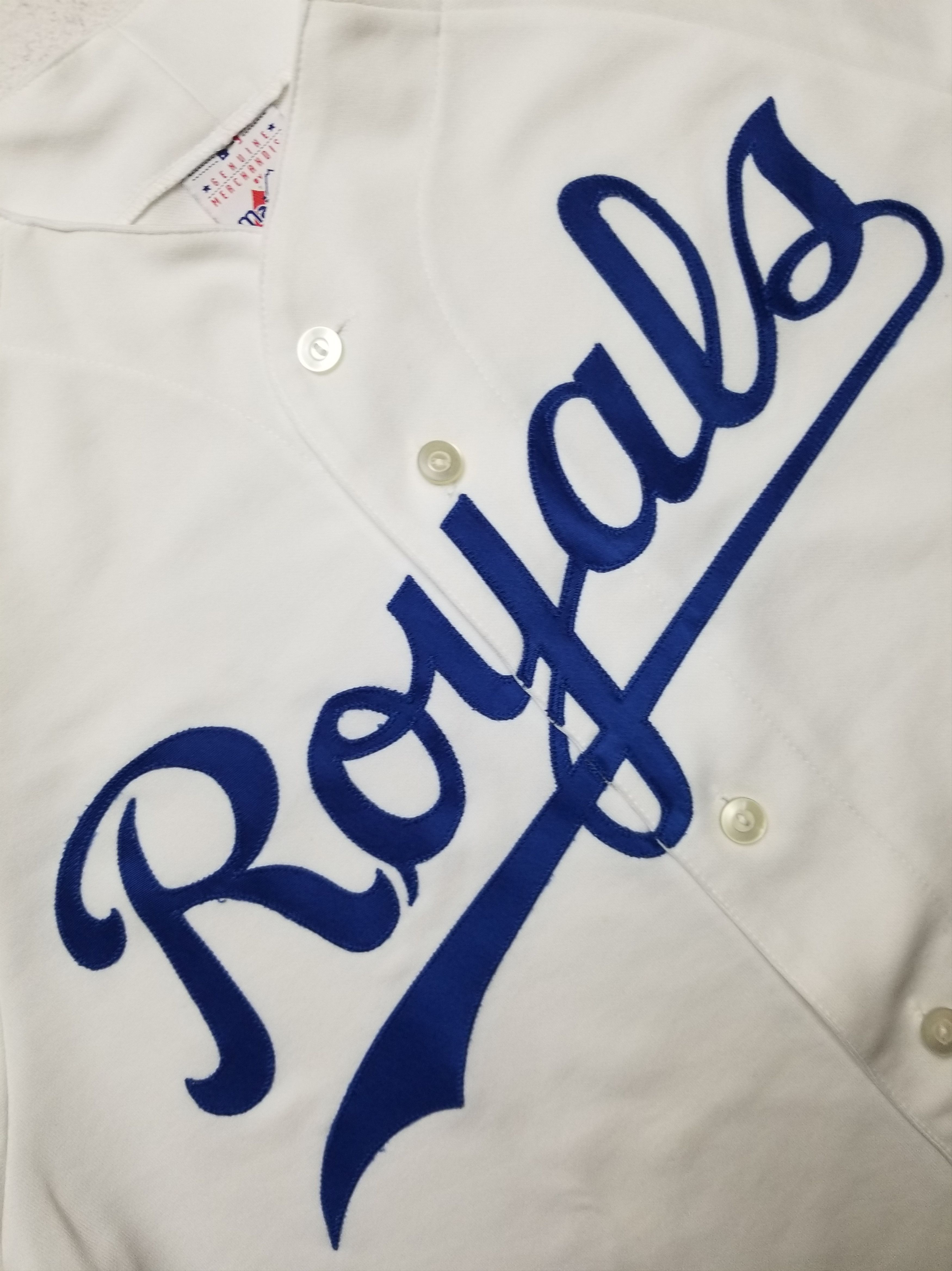 Majestic Kansas City Royals Majestic Official White MLB Blank Jersey Size US M / EU 48-50 / 2 - 3 Thumbnail
