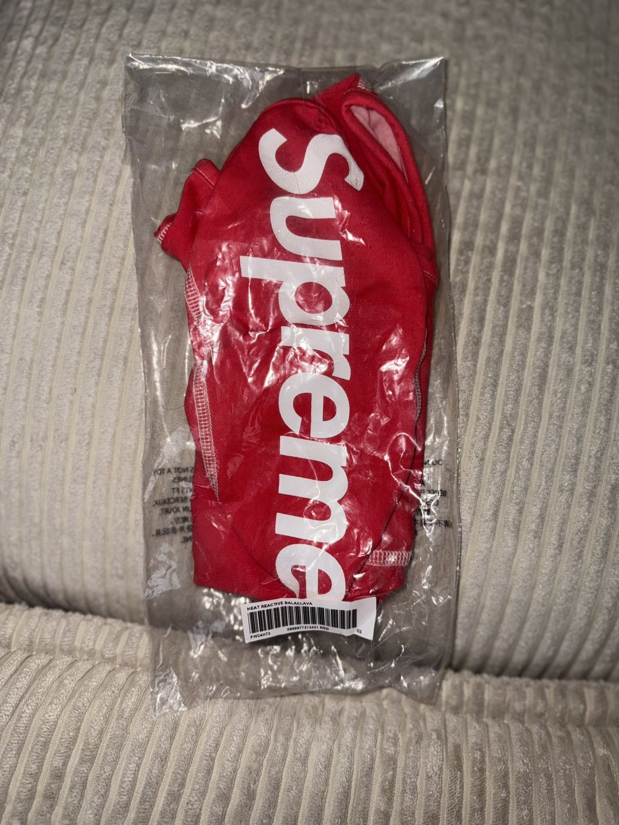 Supreme Supreme Heat Reactive Balaclava/Ski Mask Size ONE SIZE - 1 Thumbnail