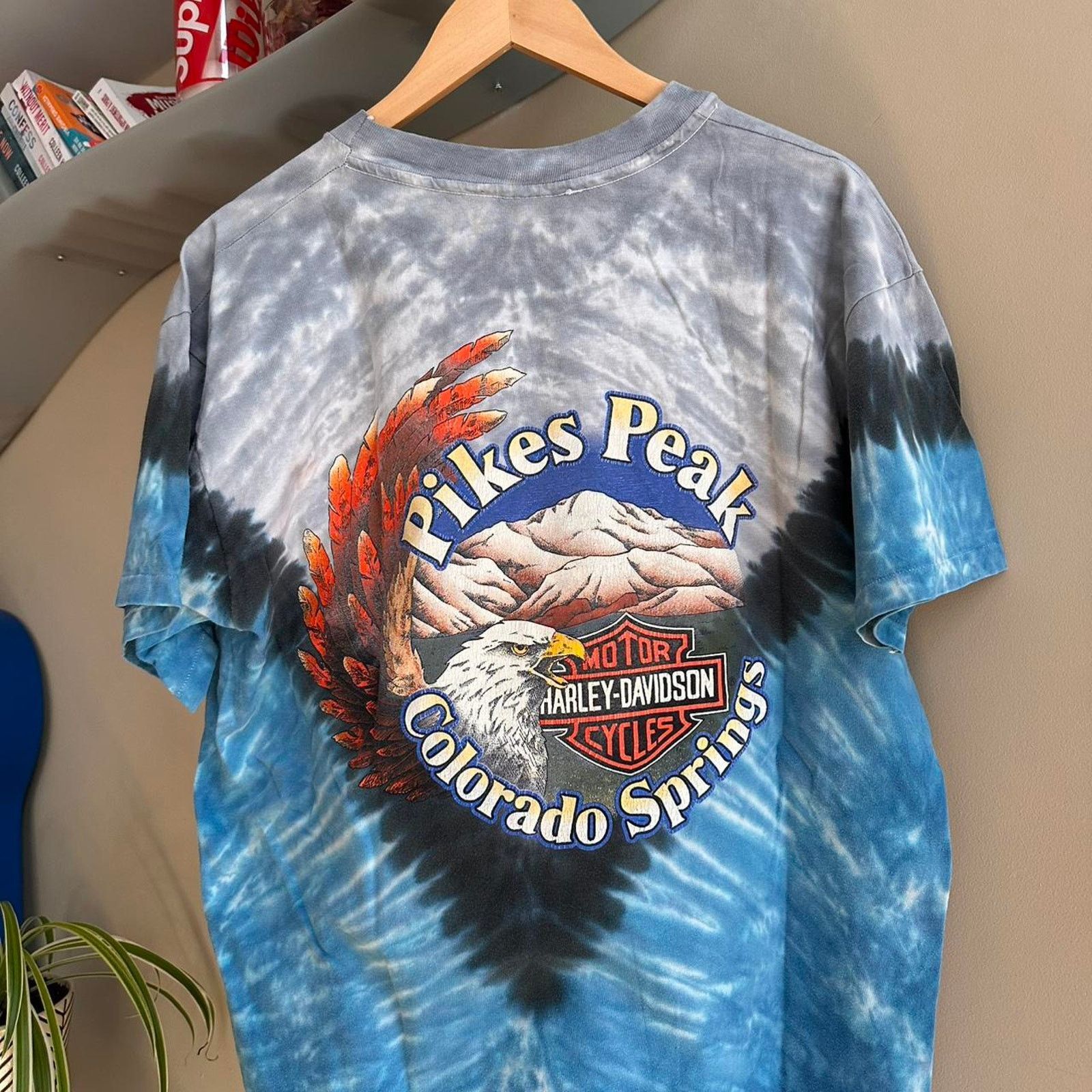 Harley Davidson × Vintage Vintage 1997 Harley Davidson Tie-Dye Shirt Size US L / EU 52-54 / 3 - 6 Thumbnail