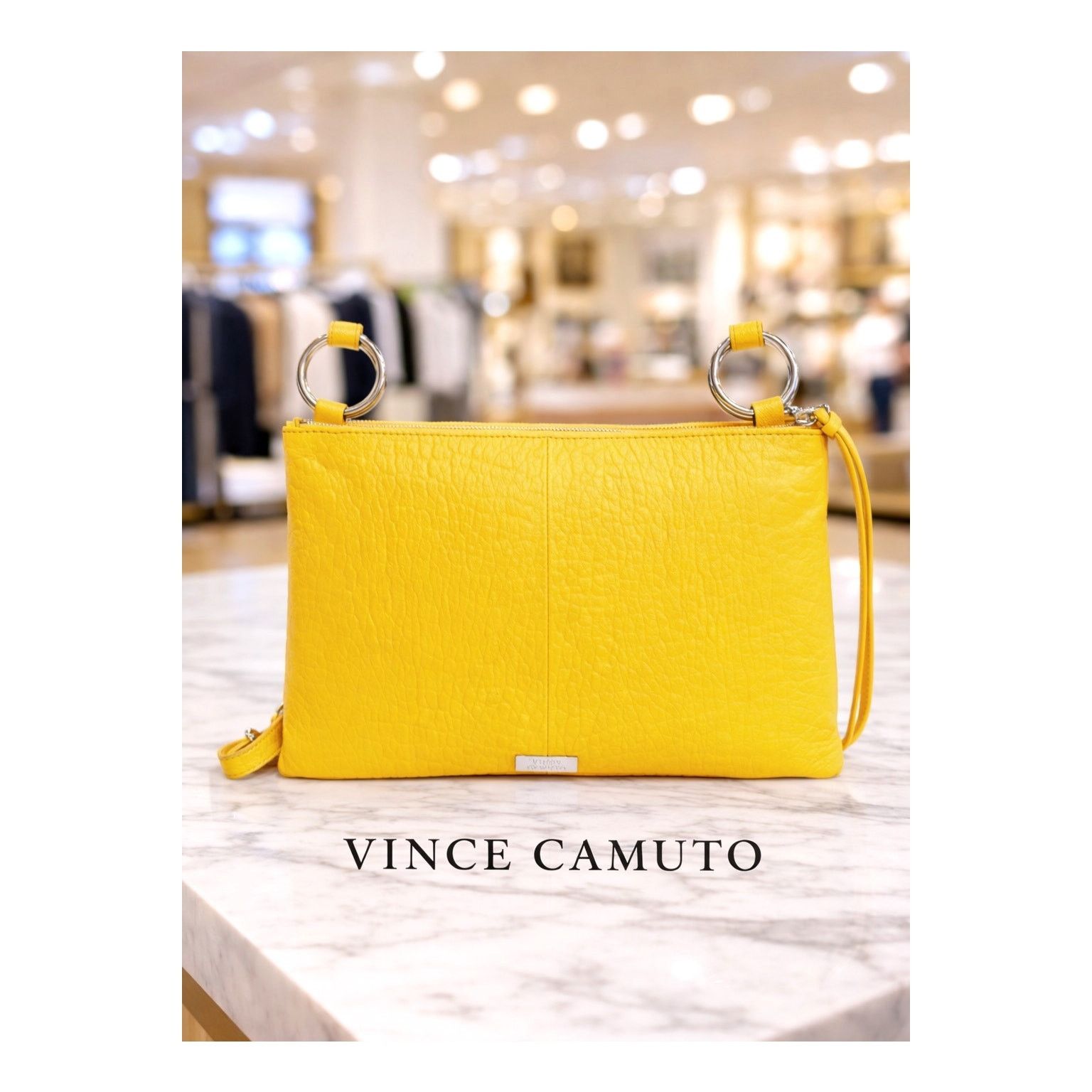 Vince Camuto Vince Camuto Livy Leather Shoulder Bag - Mango Sorbet Size ONE SIZE - 1 Thumbnail