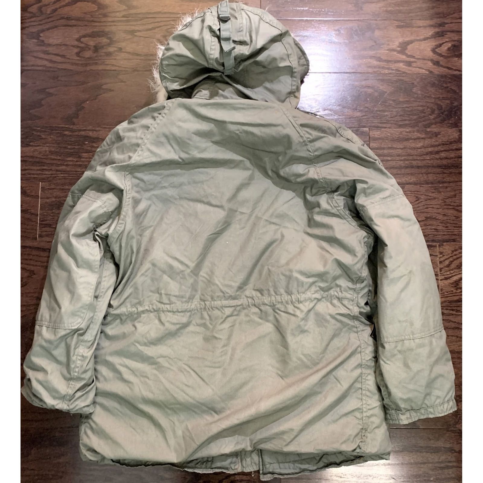 Alpha Industries VINTAGE Alpha N-3B Air Crew Jacket Parka USAF 59 Mens Medium Green Wool Insulation Fur Trim Zipper Full Zip Hooded Wind-Resistant Military 50s 60s Size US M / EU 48-50 / 2 - 6 Thumbnail