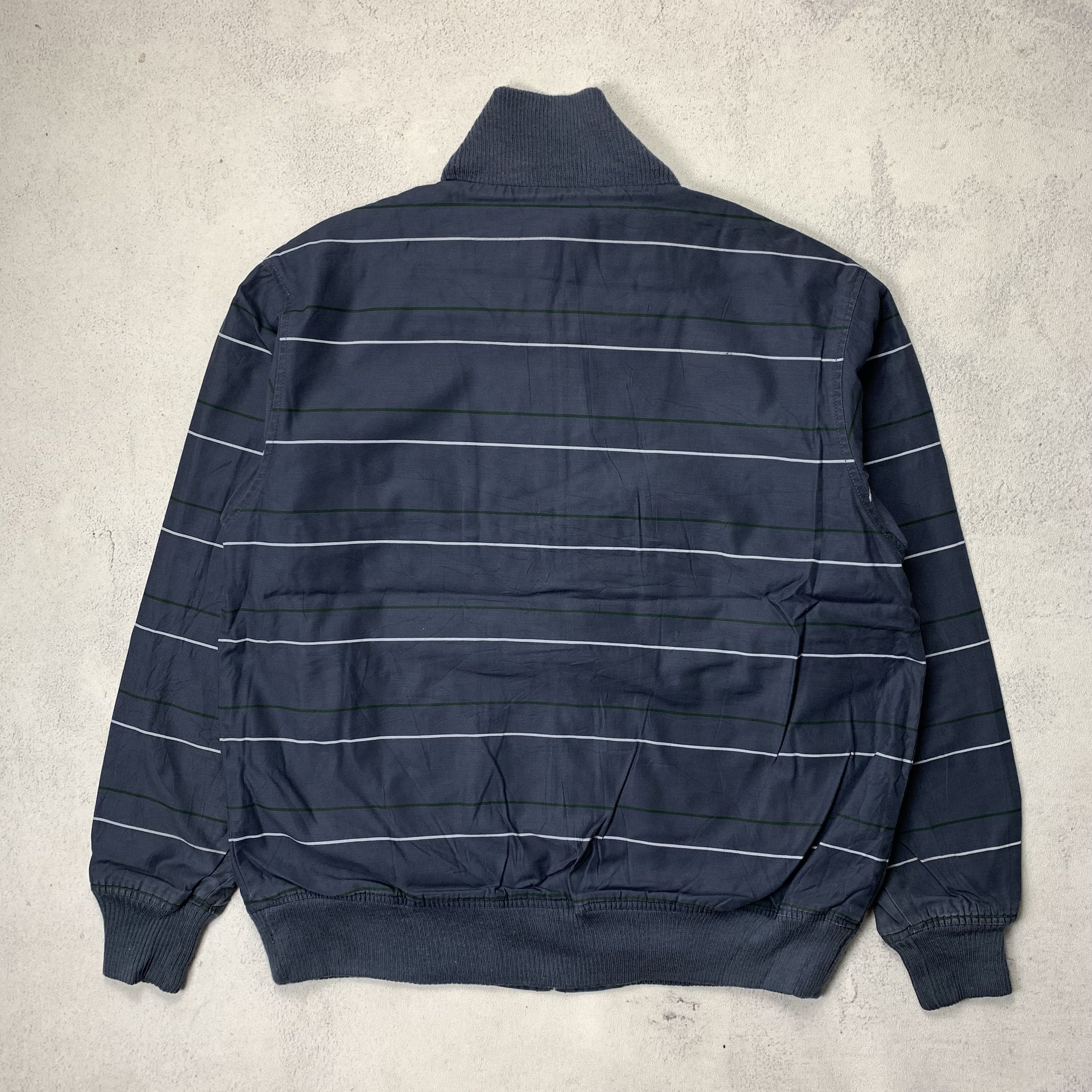 Hang Ten Vintage Hang Ten Striped Zip Up Jacket Size US M / EU 48-50 / 2 - 2 Thumbnail