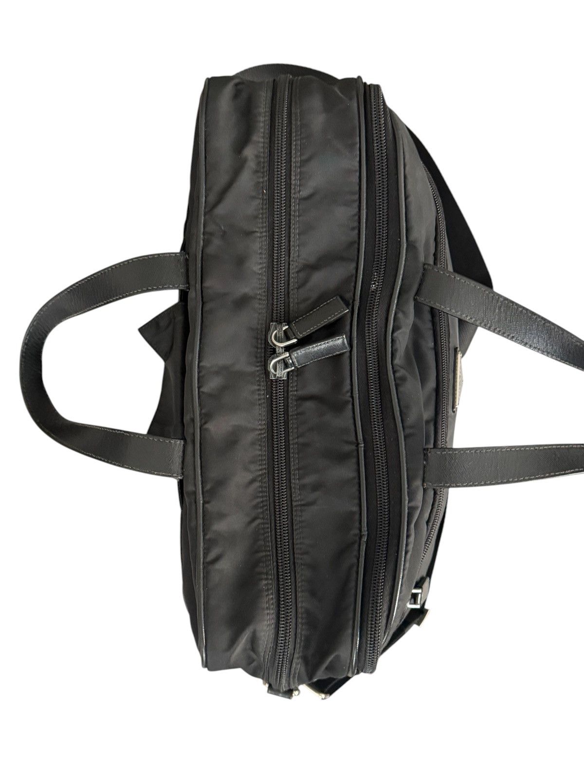 Prada Prada Saffiano Leather Nylon Travel Bag Size ONE SIZE - 8 Thumbnail