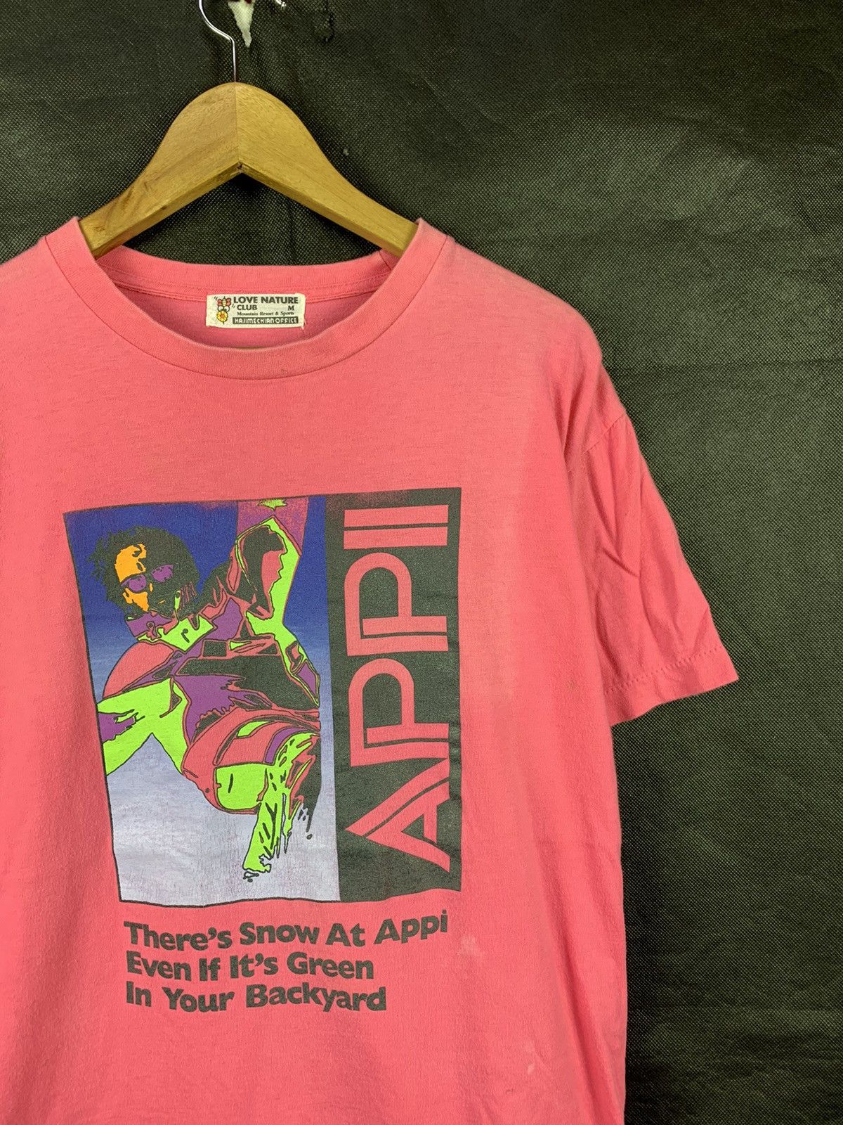 Vintage Steals! Vintage APPI Japan Ski Snowboard Tee Size US M / EU 48-50 / 2 - 2 Thumbnail