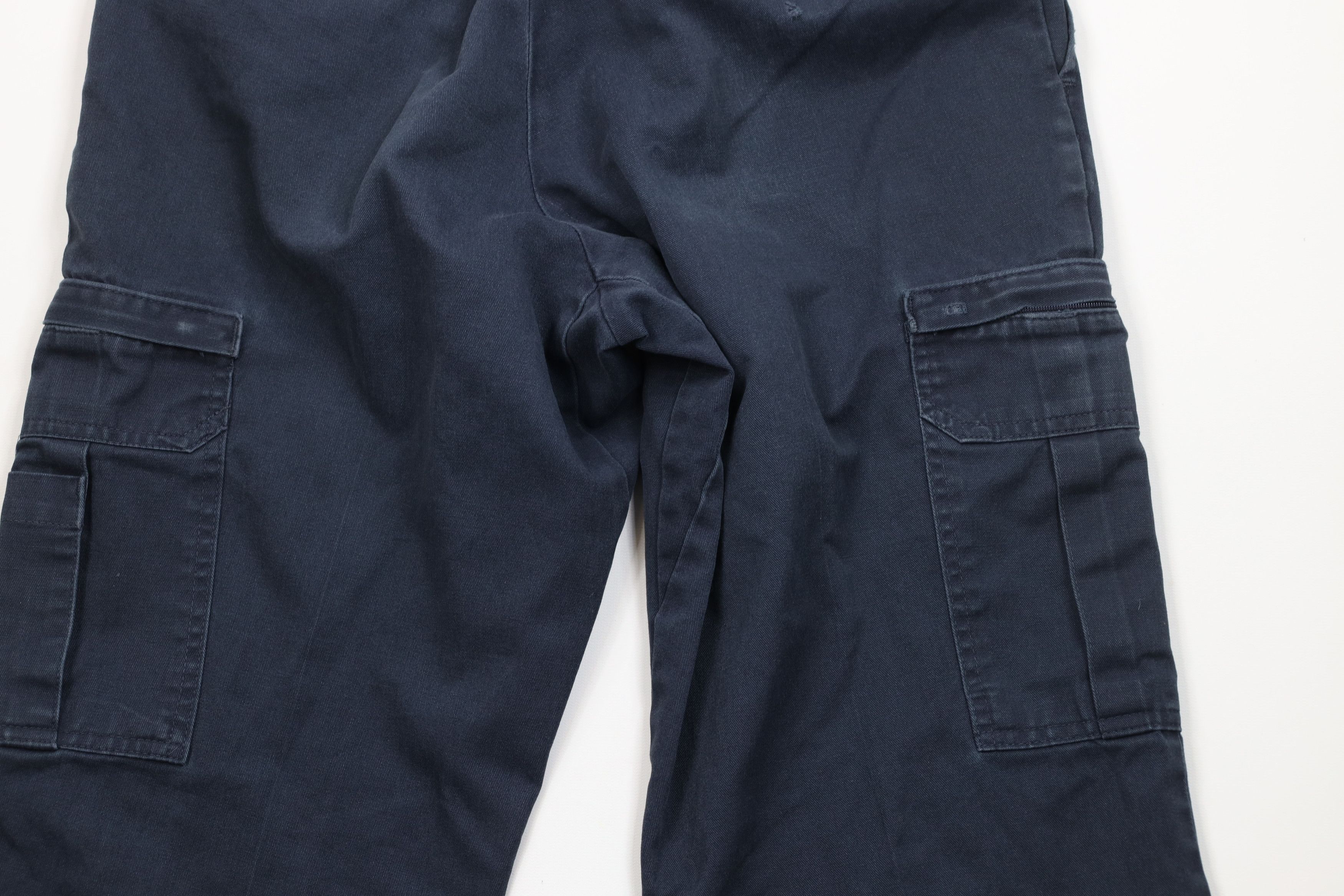 Dickies Vintage Dickies Workwear Wide Leg Cargo Pants Navy Blue Size US 32 / EU 48 - 15 Thumbnail