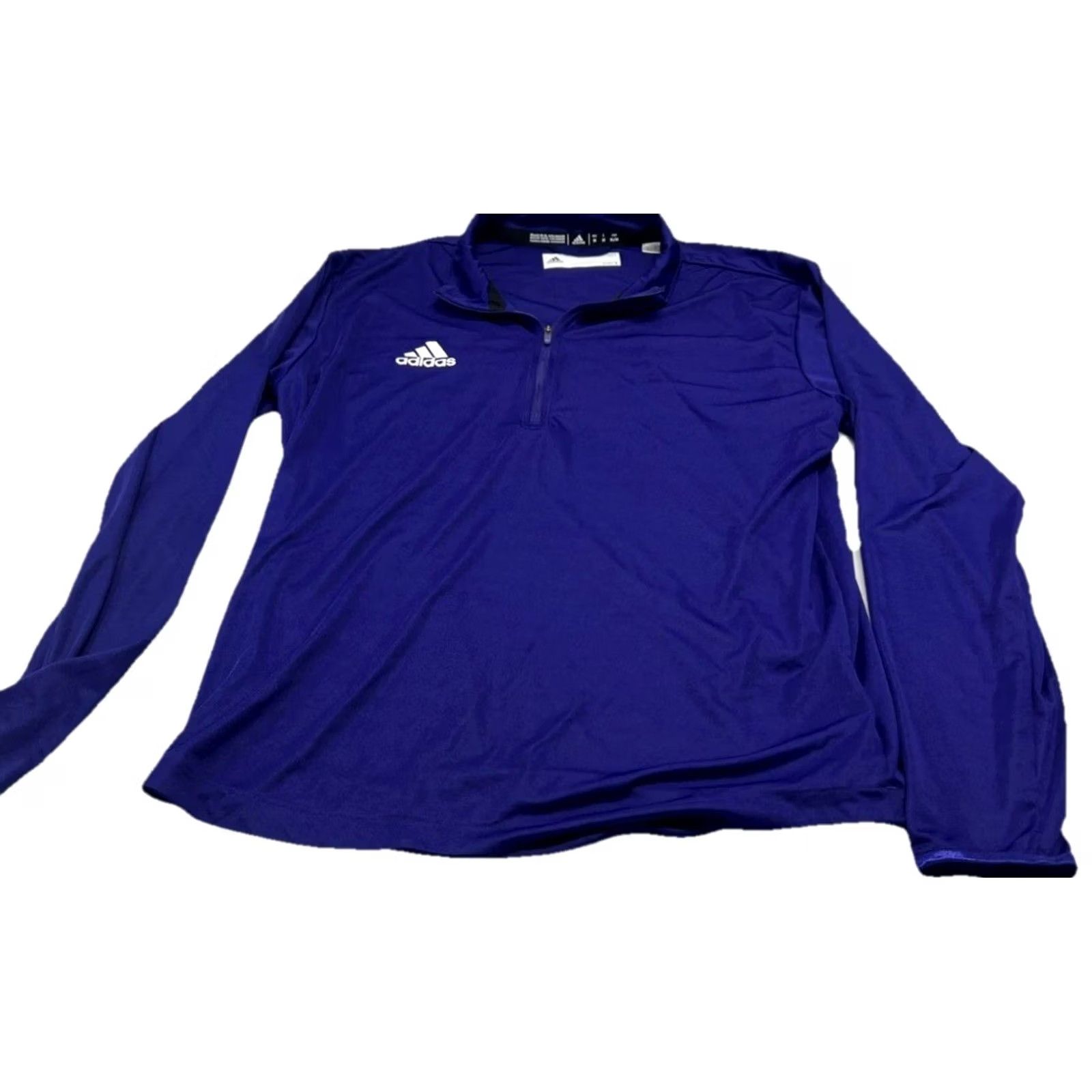 Adidas Adidas AEROREADY Pullover Zip Men's M Blue Athletic Training Shirt Size US M / EU 48-50 / 2 - 3 Thumbnail