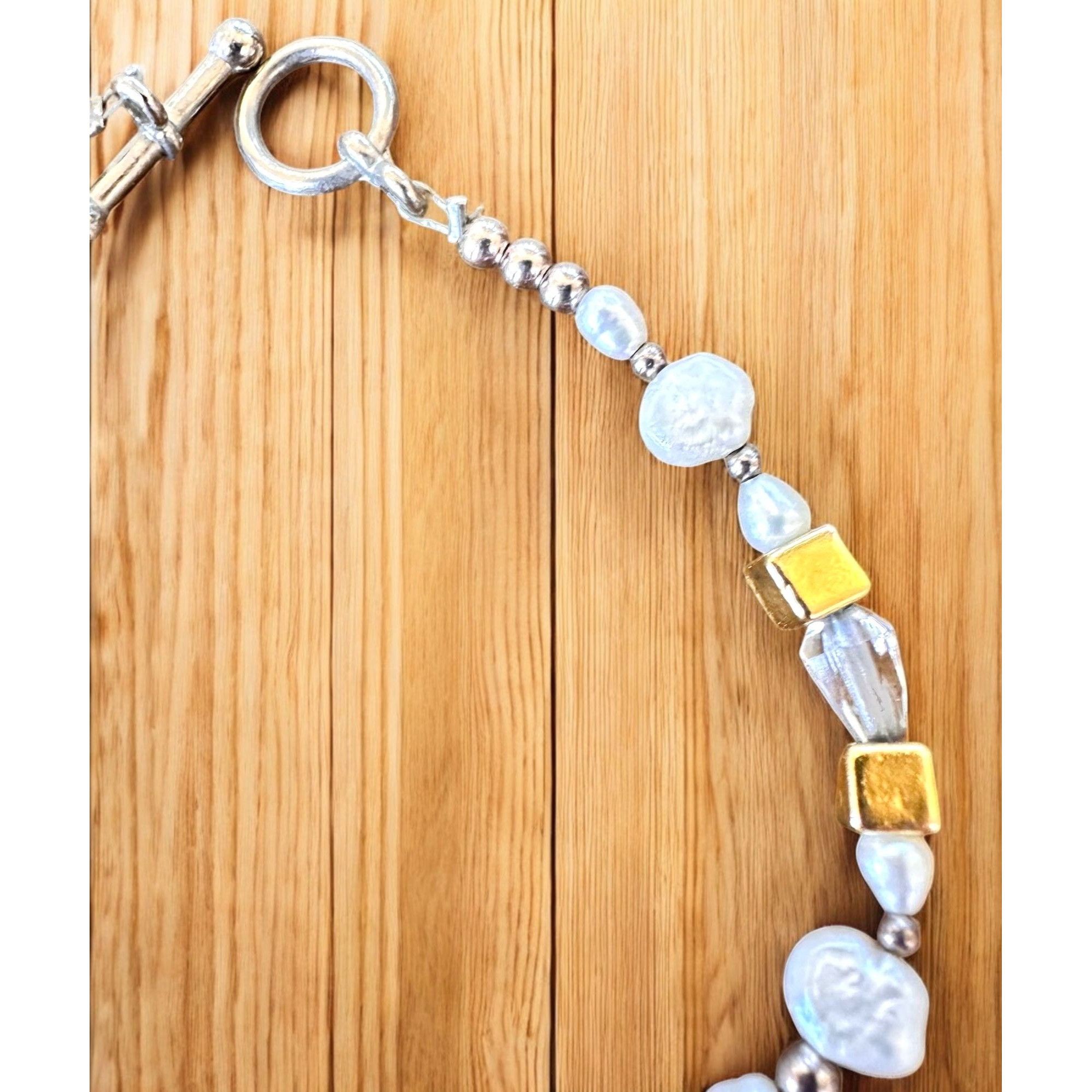 Handmade VTG Handmade Freshwater Pearl Bracelet Tammy Birthday Annive Size ONE SIZE - 7 Thumbnail