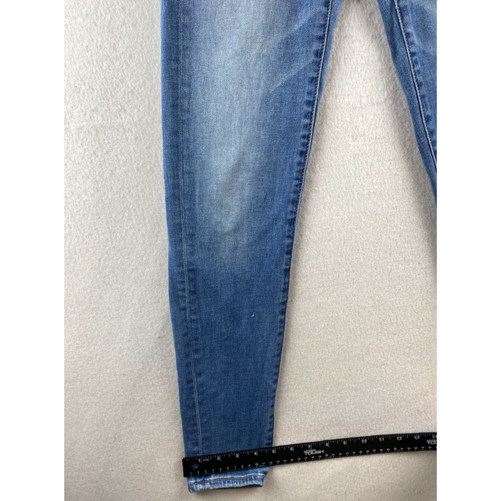 American Eagle Outfitters American Eagle Jeans Womens 6 High Rise Jegging Blue 27x29 Stretch Denim Ankle Regular 5-Pocket Design Womens Jeans Size 28" / US 6 / IT 42 - 7 Thumbnail