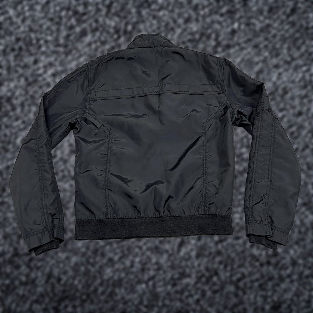 H&M H&M Jacket Mens 38 R Black Lightweight Bomber Full Zip Pockets Stand Collar Fall Size US XXS / EU 40 - 1 Thumbnail