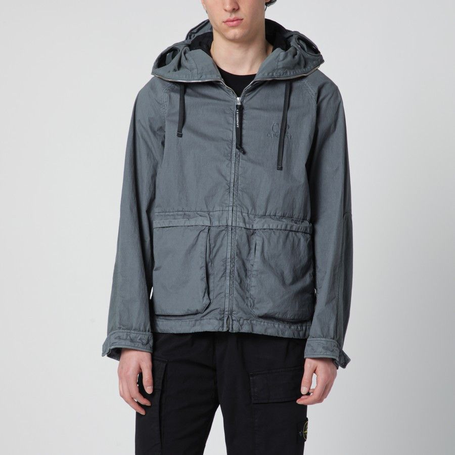 C.P. Company o1d2blof0226 Explorer 50 Fili Wax Jacket in Grey Size US M / EU 48-50 / 2 - 1 Thumbnail