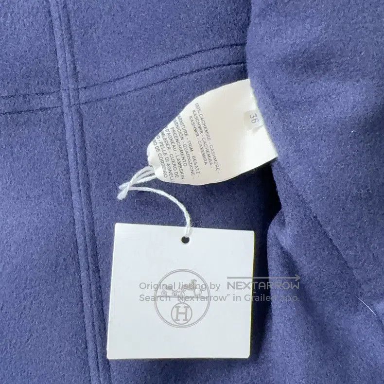 Hermes Hermes Cashmere and Leather Mix Short Coat Size XS / US 0-2 / IT 36-38 - 9 Thumbnail