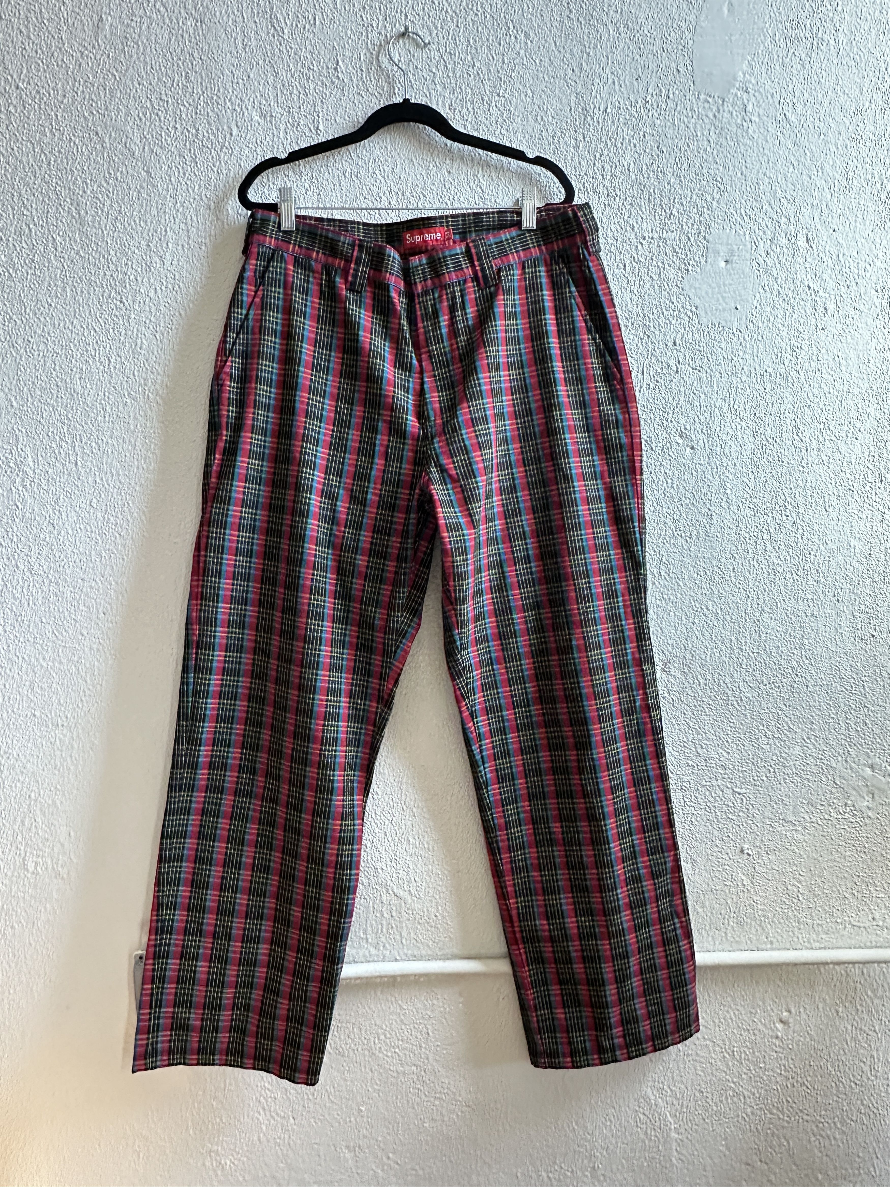 Supreme Velvet Trouser Checkerboard Men's - FW20 - US