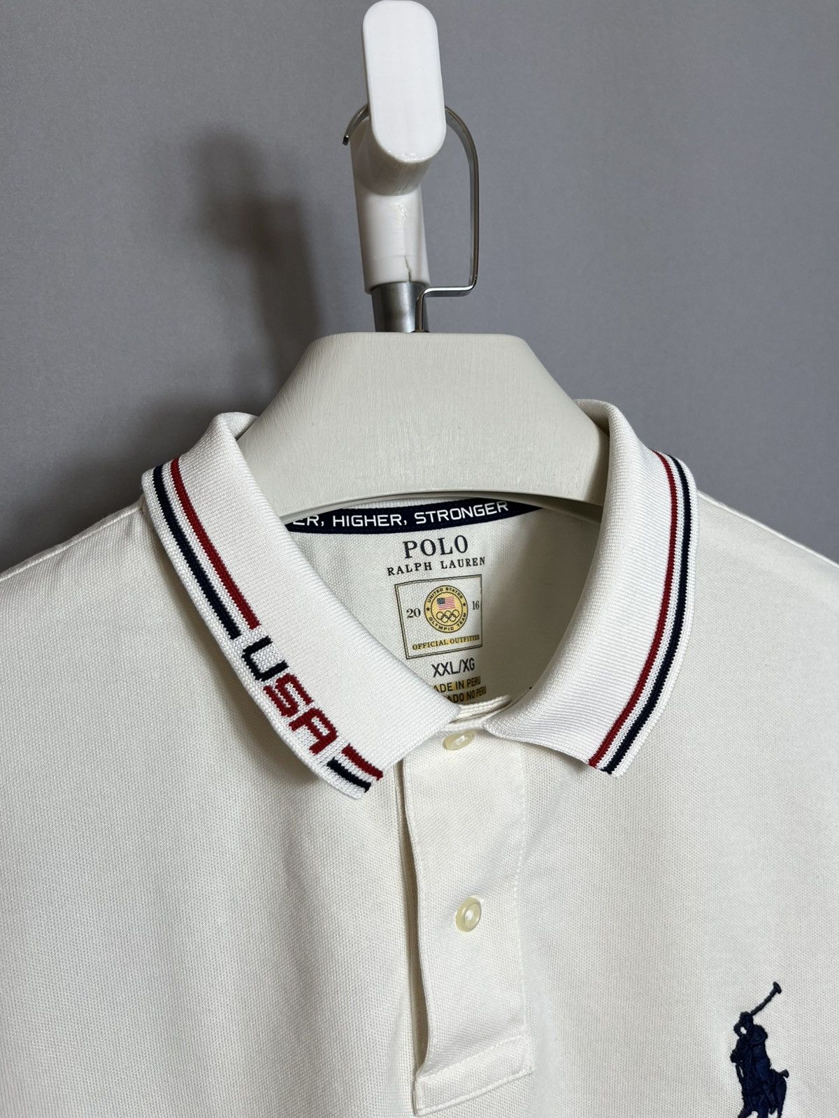 Polo Ralph Lauren Mens Polo Ralph Lauren Team USA 2016 Olympics Rugby Polo Size US XXL / EU 58 / 5 - 2 Thumbnail