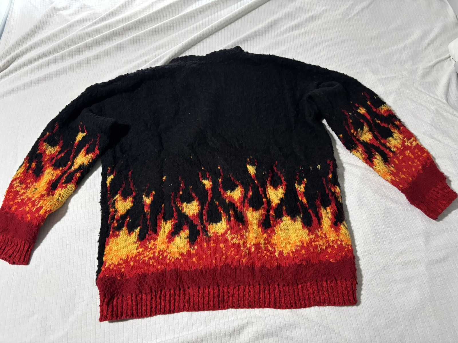 Palm Angels Palm Angels Burning Castentino Sweater Size US XL / EU 56 / 4 - 2 Thumbnail