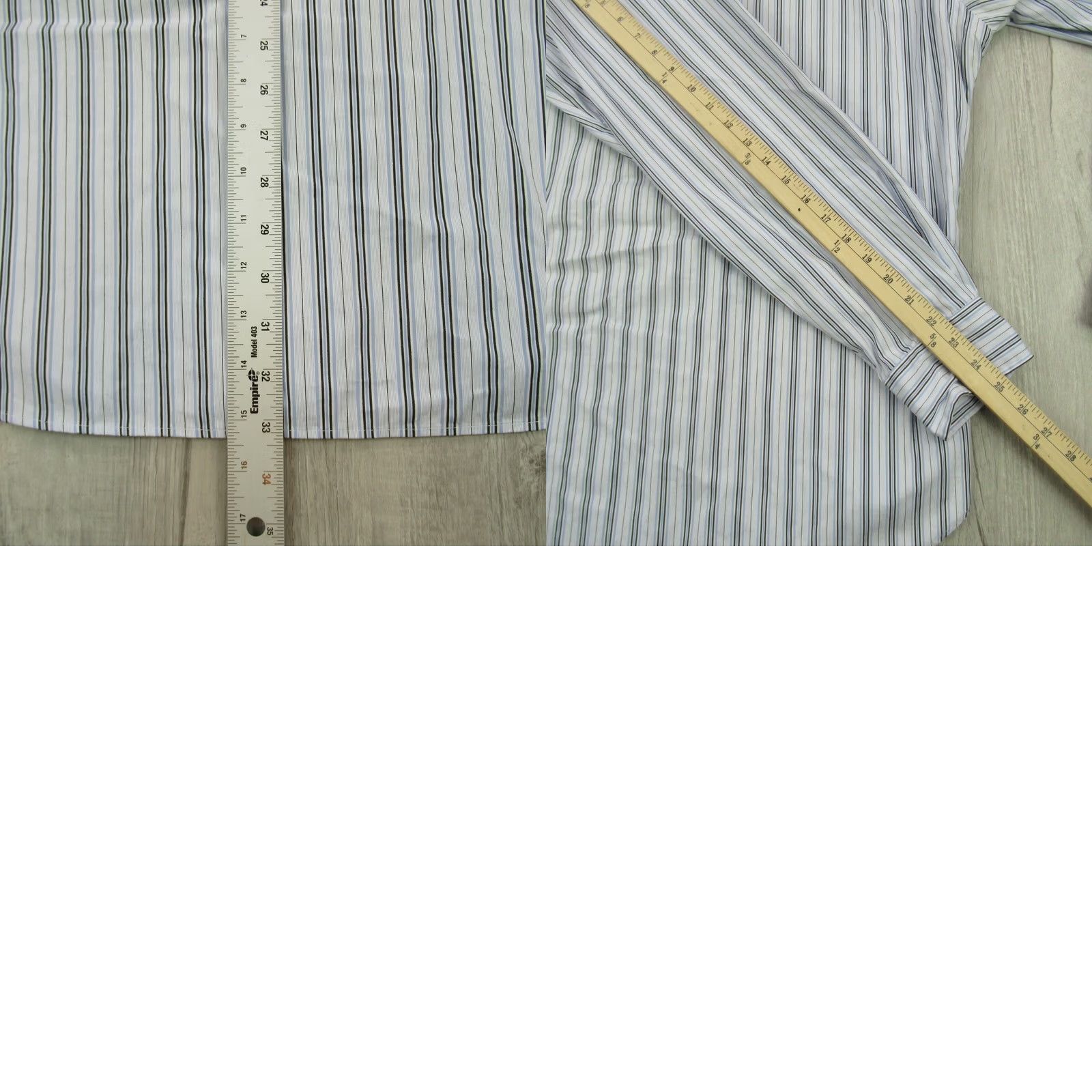 Polo Ralph Lauren Polo Ralph Lauren Shirt Mens 17.5 Stripes Long Sleeve Button-Down Casual Shirt Size US XXL / EU 58 / 5 - 8 Thumbnail