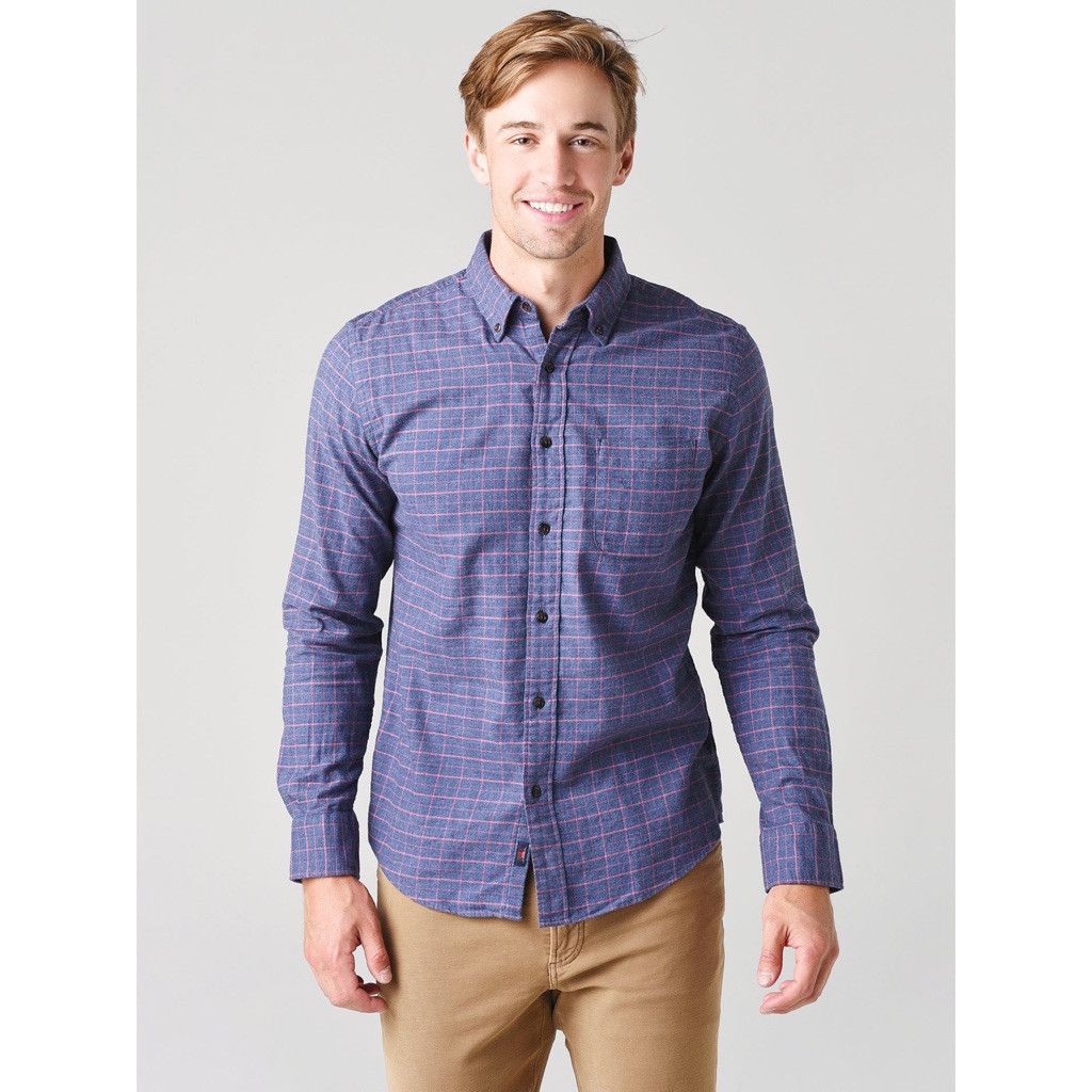 Faherty Faherty Featherweight Flannel Small Button Up Long Sleeve Size US S / EU 44-46 / 1 - 1 Thumbnail