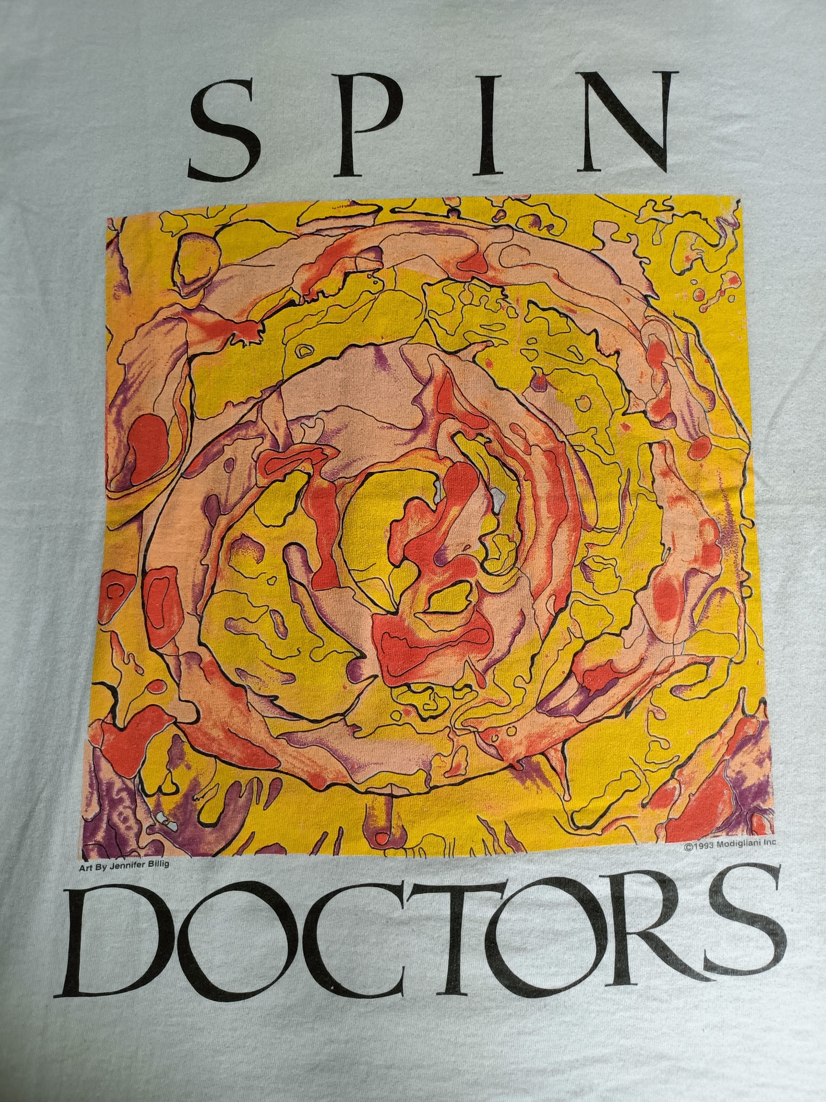 Band Tees 90s American Band Spin Doctors Art Design Tour Tee Size US L / EU 52-54 / 3 - 8 Thumbnail