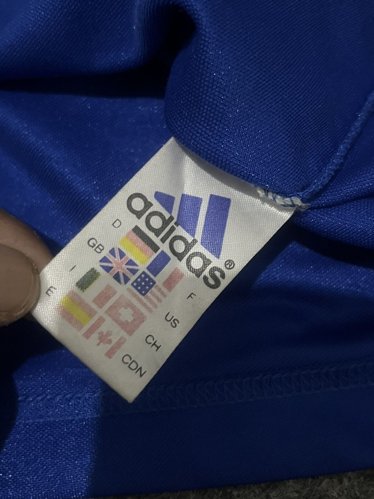 Vintage Vintage Adidas France FujiFilm 98 World Cup Jersey Size US L / EU 52-54 / 3 - 8 Thumbnail