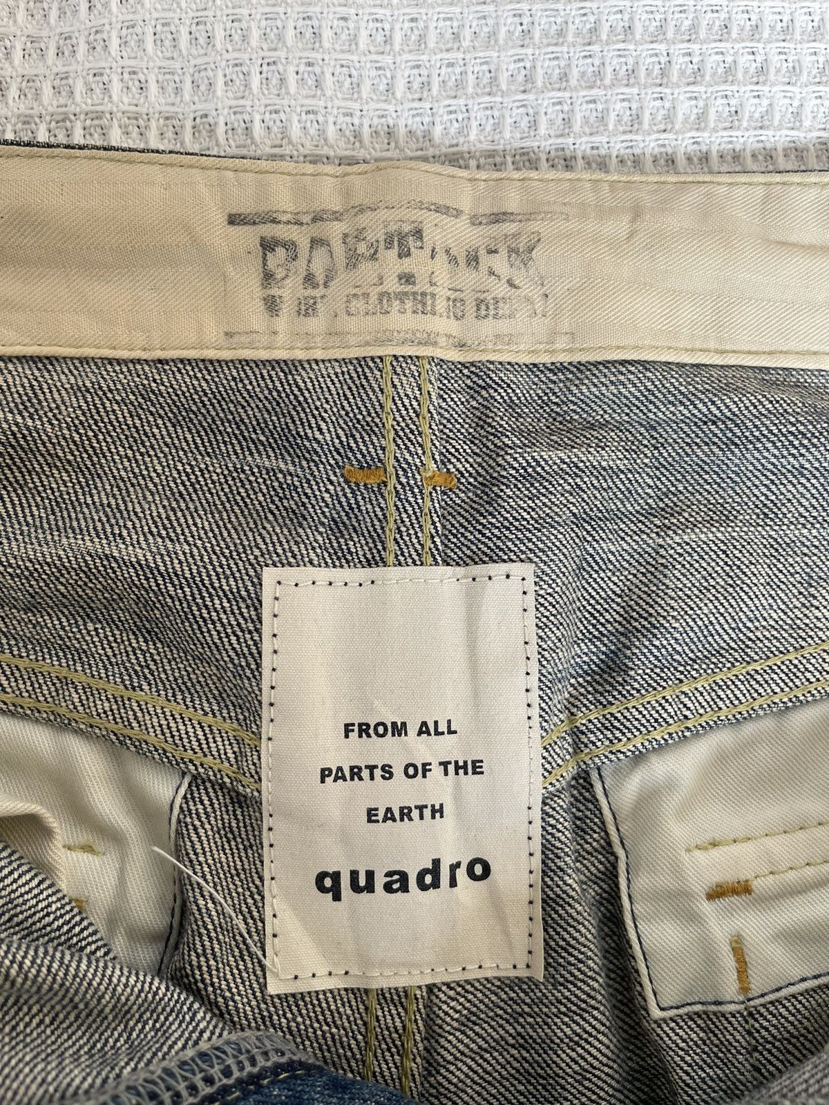 Hysteric Glamour Vintage 90s🔥BARTACK x QUADRO🔥Distressed Carpenter Denim Size US 30 / EU 46 - 16 Thumbnail