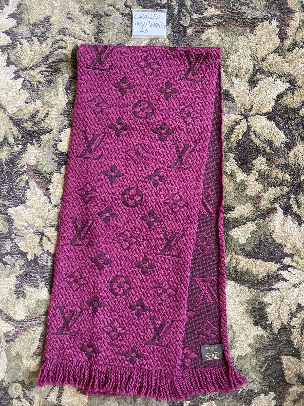 Louis Vuitton Louis Vuitton Monogram Wool Scarf Size ONE SIZE - 6 Thumbnail
