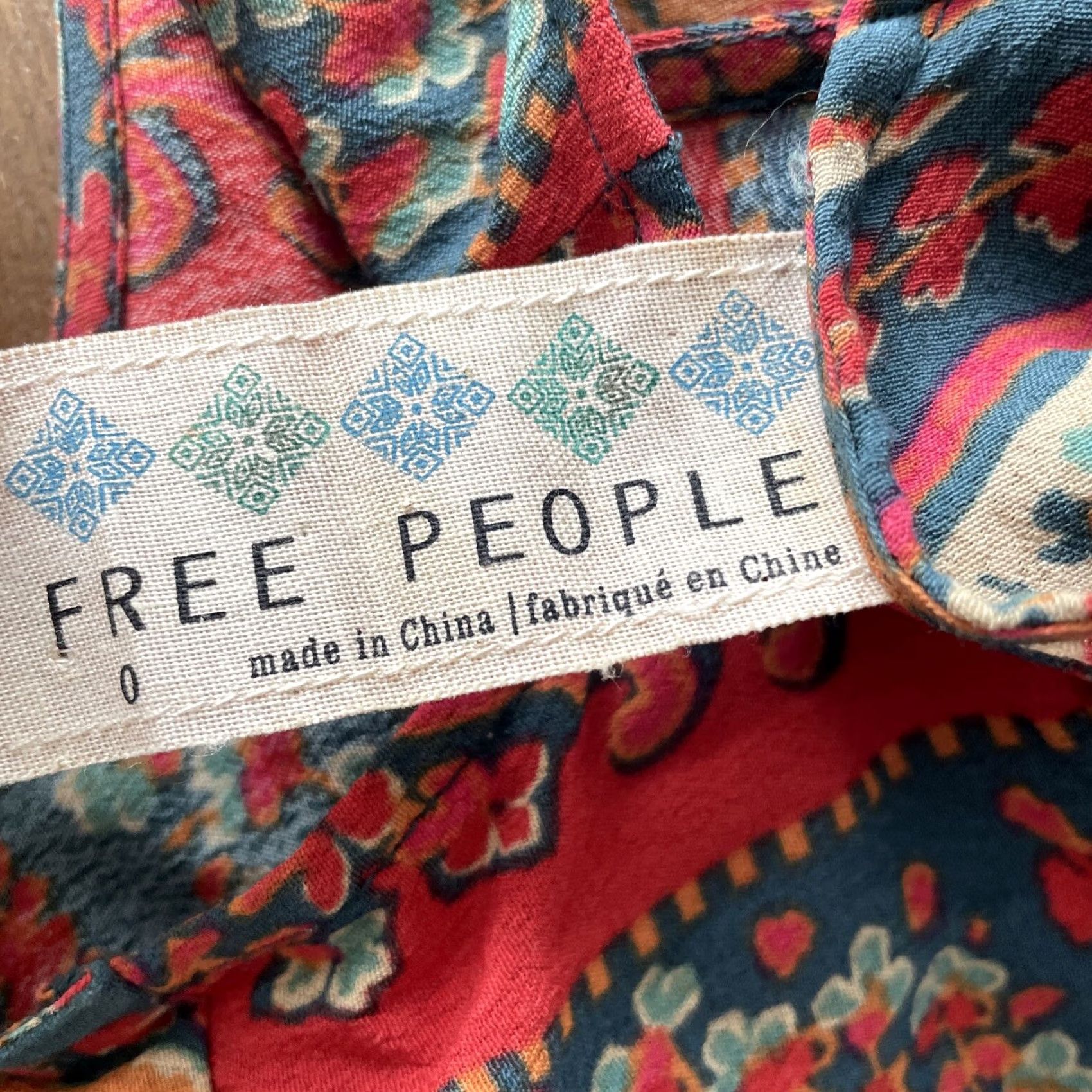 Free People Free People Dress Tank Multicolor Paisley Sleeveless Short A-Line 0 Women Women Multifunctional Bohemian Retro Summer Cada Women Size XS / US 0-2 / IT 36-38 - 3 Thumbnail