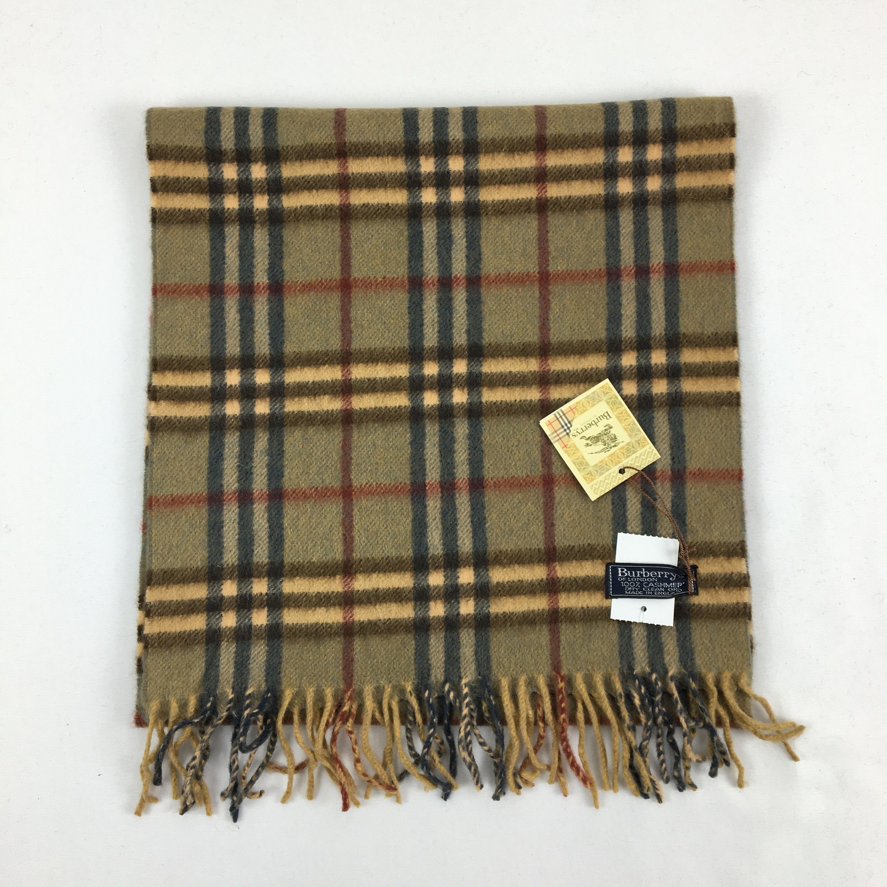 Burberry NWT Vintage Burberry Scarf Muffler Wool Winter Scarves . Size ONE SIZE - 2 Thumbnail