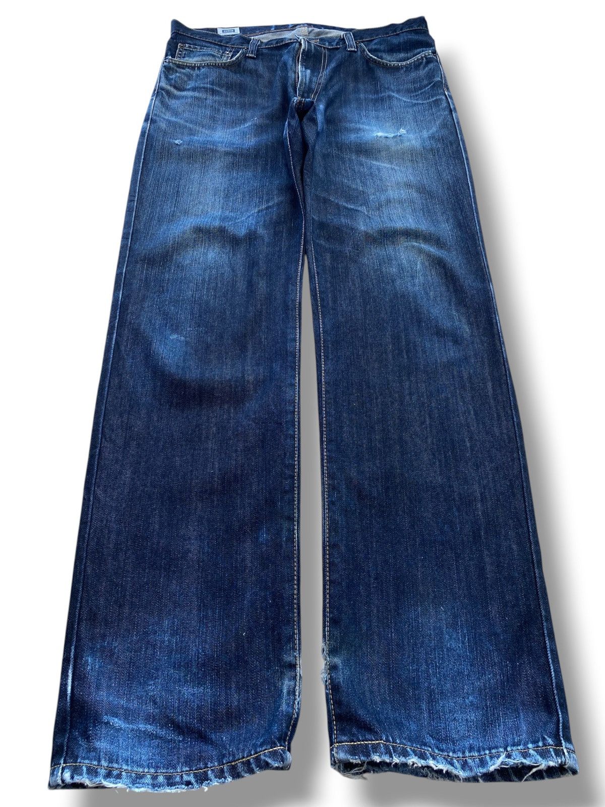 Edwin Edwin Faded Blue Wash Style Straight Leg Jeans Size US 37 - 1 Thumbnail