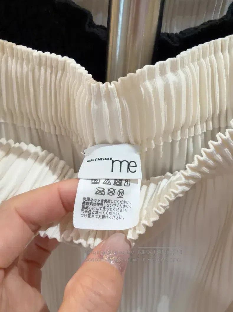 Issey Miyake Issey Miyake size:one size White Ruched Midi Skirt Size 42" / US 20 - 5 Thumbnail