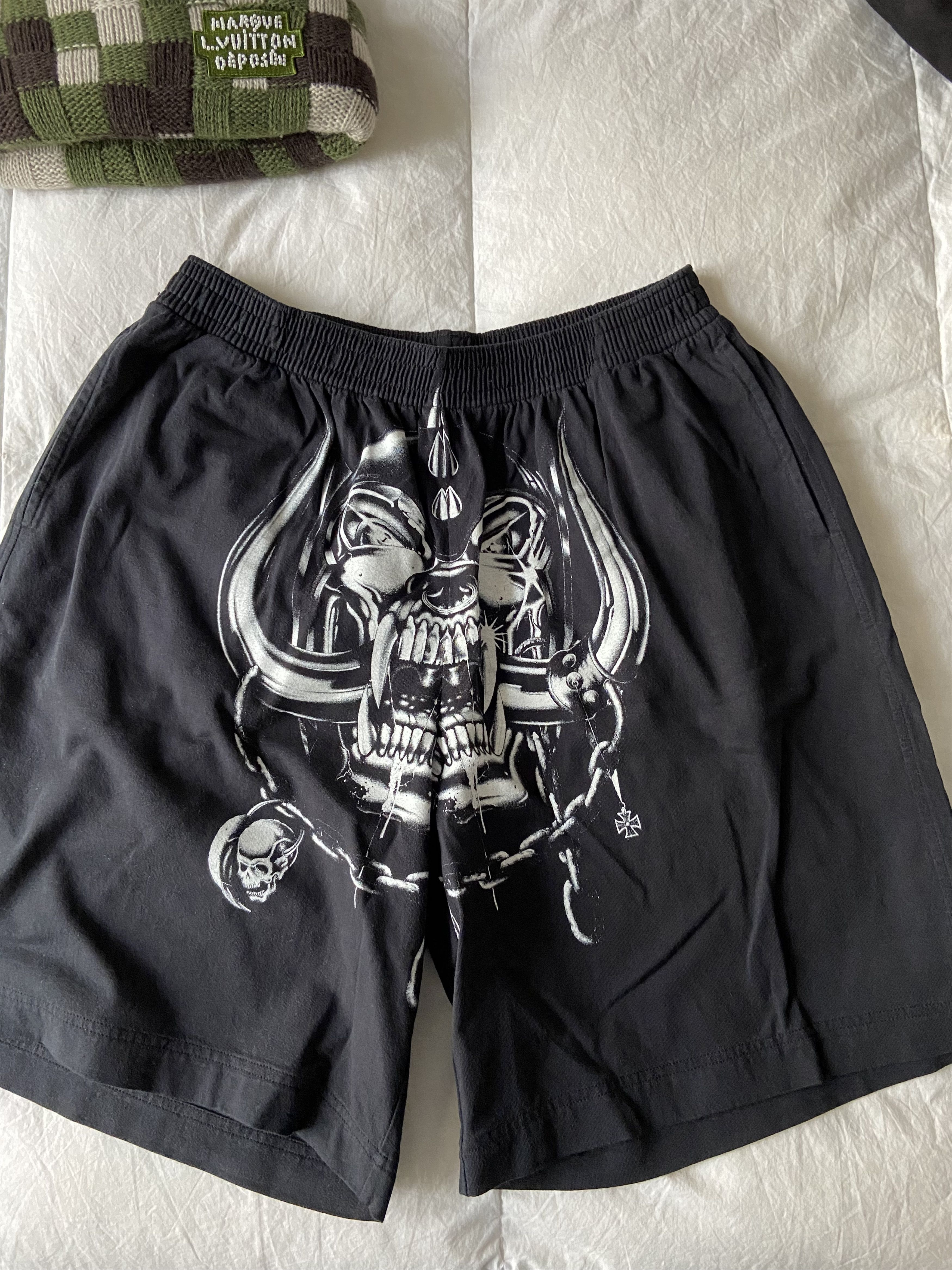 Vetements New VETEMENTS motorhead edition skull shorts Size US 34 / EU 50 - 2 Thumbnail