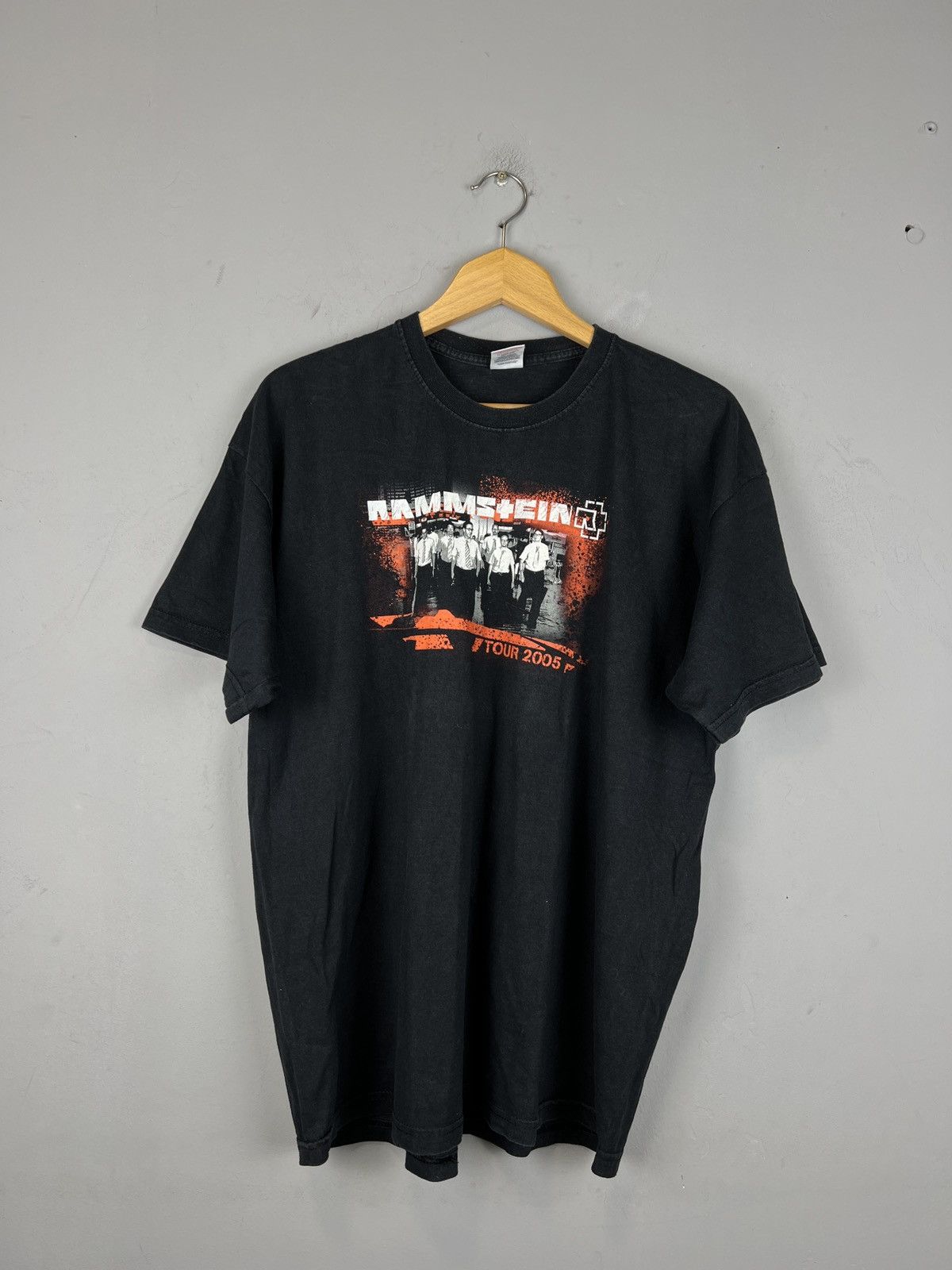 Band Tees × Vintage Vintage 2005 Rammstein Tour Tee Office style y2k Size US XL / EU 56 / 4 - 1 Thumbnail