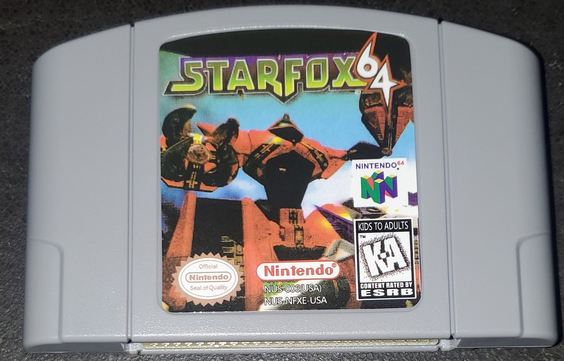 Nintendo StarFox 64 N64 Nintendo 64 Video Game Cartridge Size ONE SIZE - 1 Thumbnail